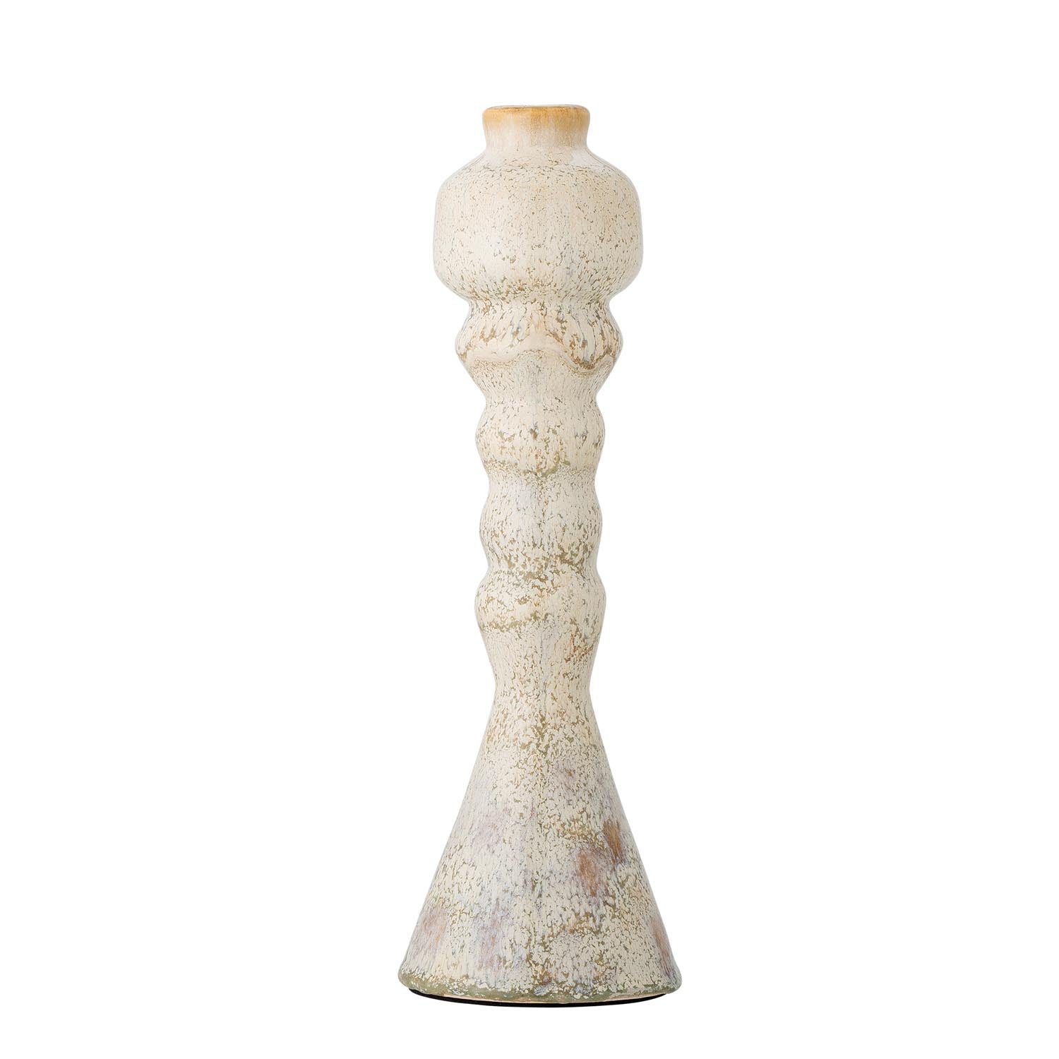 Bancroft Kerzenhalter, Weiss, Terrakotta in Weiss präsentiert im Onlineshop von KAQTU Design AG. Kerzenständer ist von Bloomingville