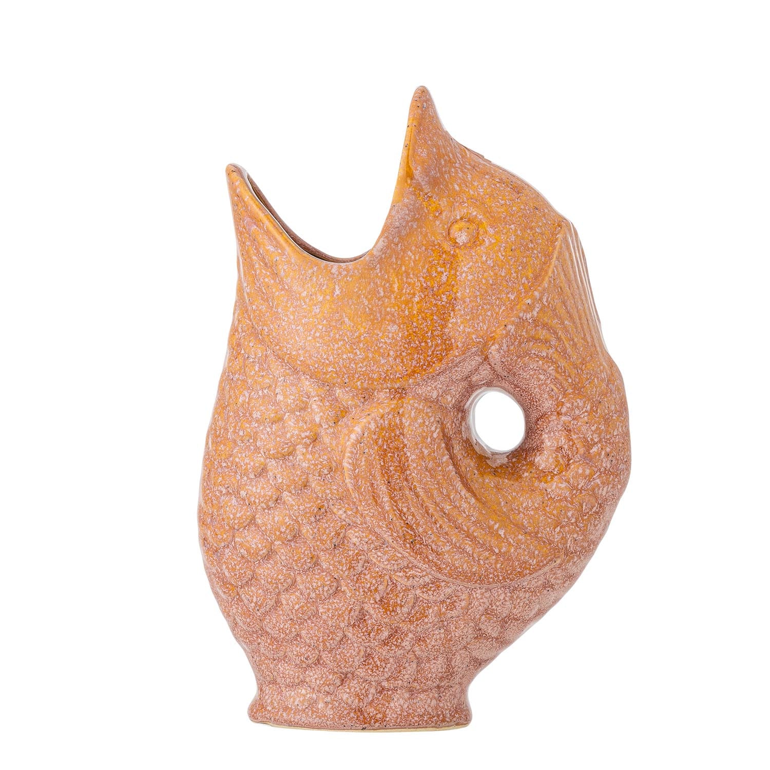 Harvey Vase, Braun, Steingut in Braun präsentiert im Onlineshop von KAQTU Design AG. Vase ist von Creative Collection