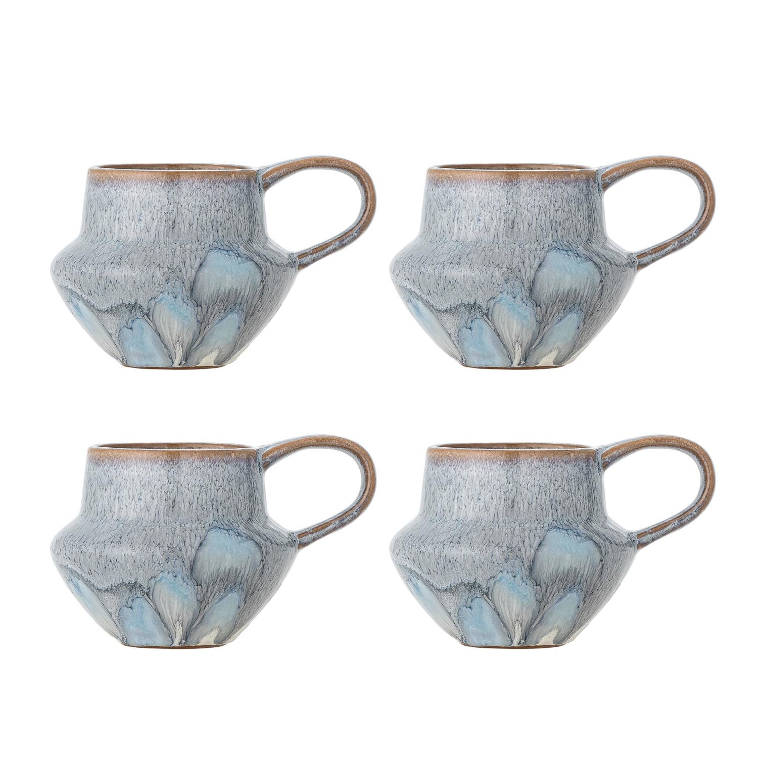 Bessie Becher, Blau, Steingut in Blau präsentiert im Onlineshop von KAQTU Design AG. Tasse ist von Creative Collection