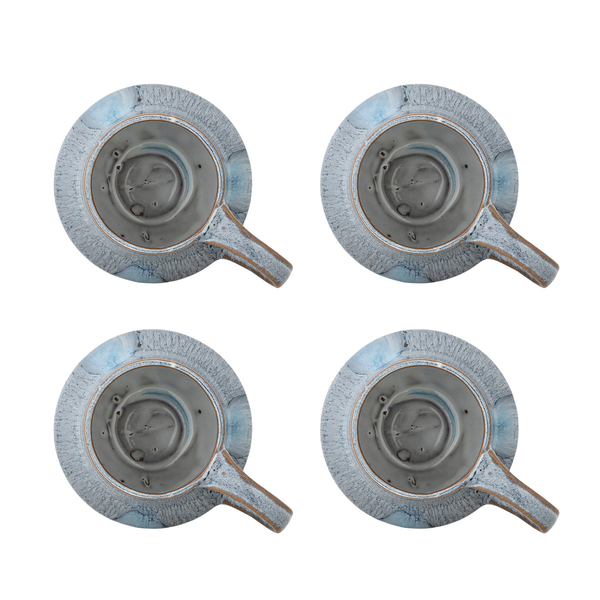 Bessie Becher, Blau, Steingut in Blau präsentiert im Onlineshop von KAQTU Design AG. Tasse ist von Creative Collection