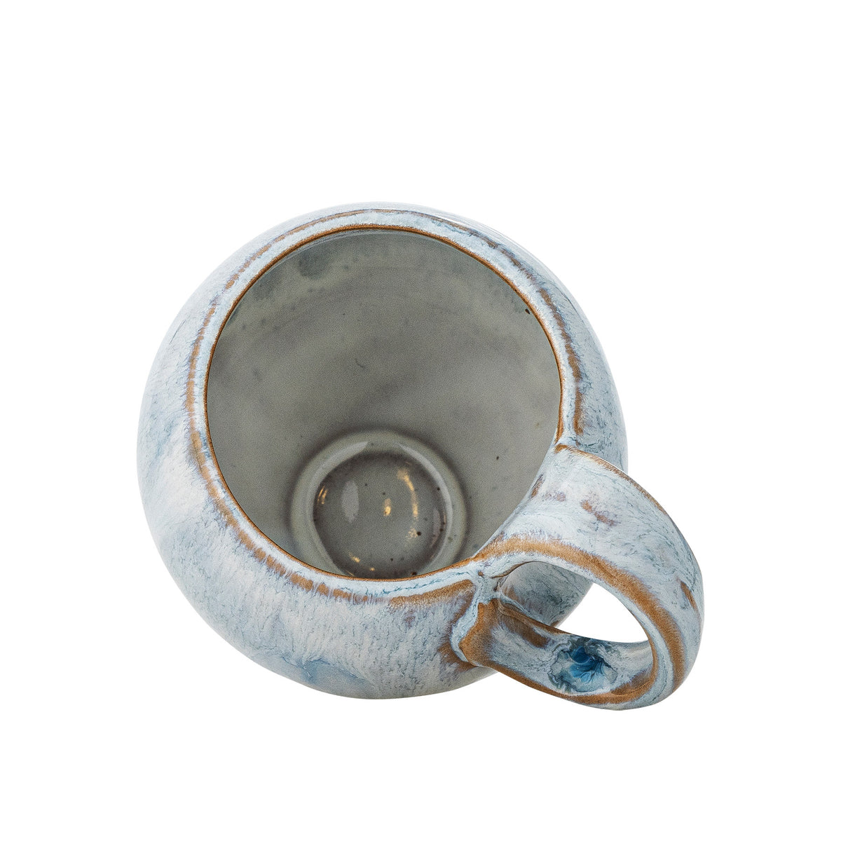 Avonlea Tasse, Blau, Steingut in Blau präsentiert im Onlineshop von KAQTU Design AG. Tasse ist von Bloomingville