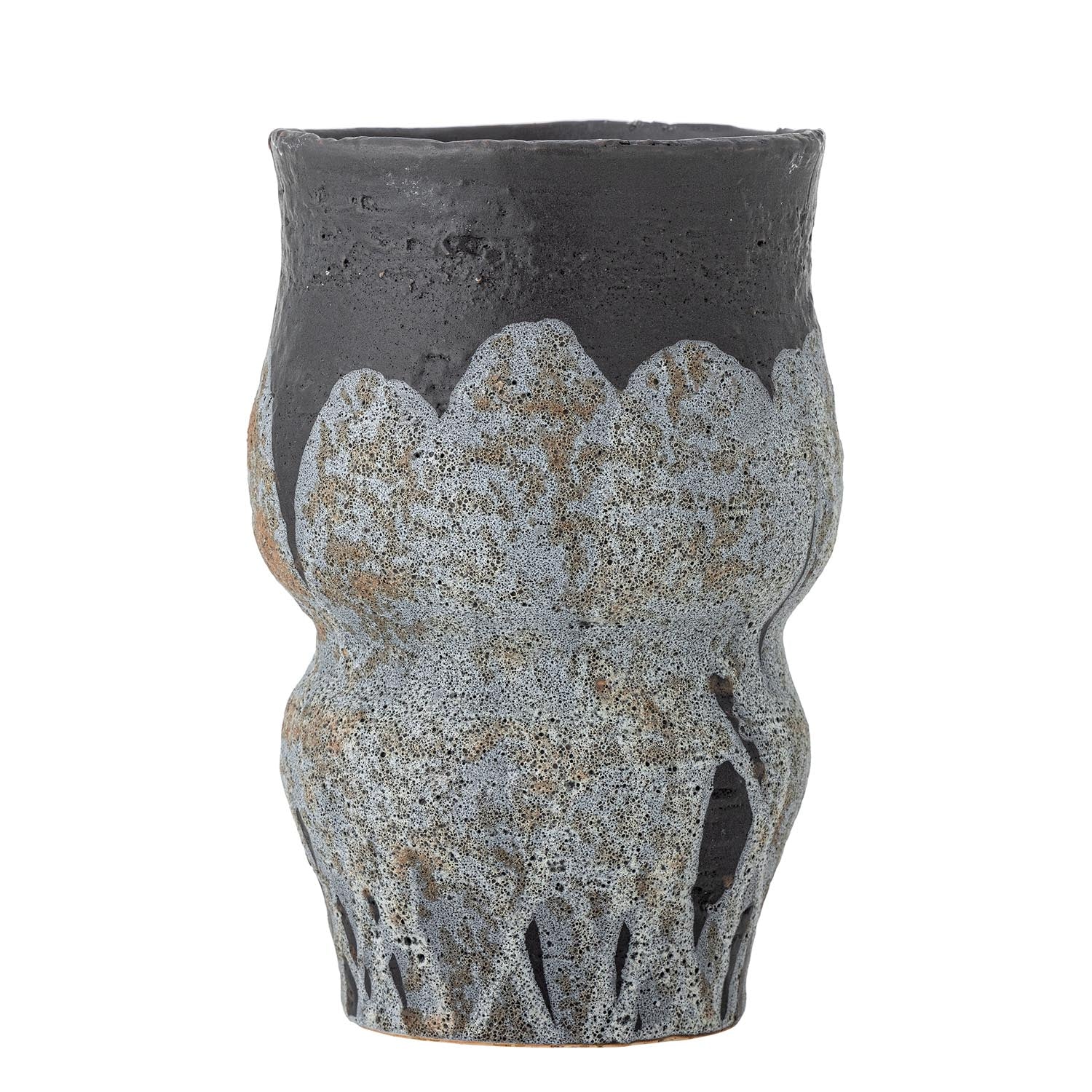 Neeson Blumentopf, Braun, Steingut in Braun präsentiert im Onlineshop von KAQTU Design AG. Blumentopf ist von Bloomingville