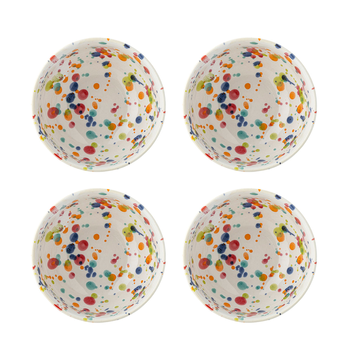 Freckles Schale, Rot, Steingut in Rot präsentiert im Onlineshop von KAQTU Design AG. Schale ist von Bloomingville