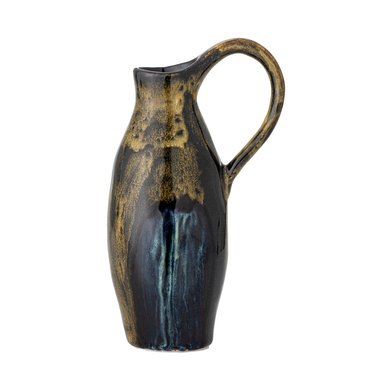 Jenkins Vase, Gelb, Steingut in Gelb präsentiert im Onlineshop von KAQTU Design AG. Vase ist von Creative Collection