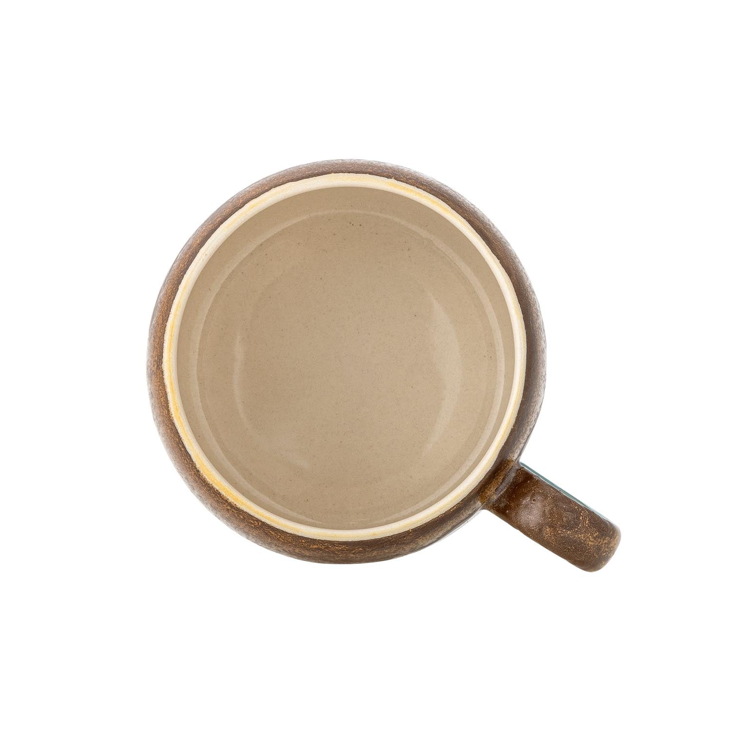 Erleben Sie die eleganten Sheen Becher von Bloomingville – ein Set aus vier individuellen Tassen in lebhaftem Grün und Gold, ideal für jeden Tag.