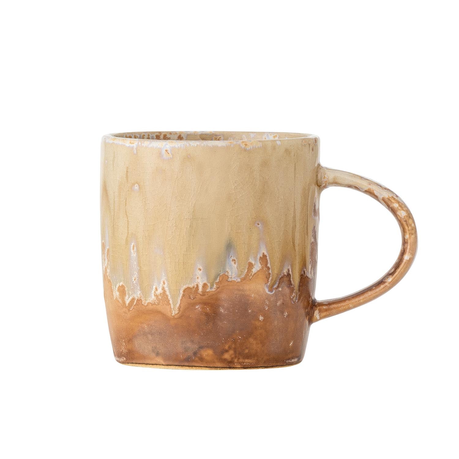 Milani Becher, Natur, Steingut in Natur präsentiert im Onlineshop von KAQTU Design AG. Tasse ist von Bloomingville
