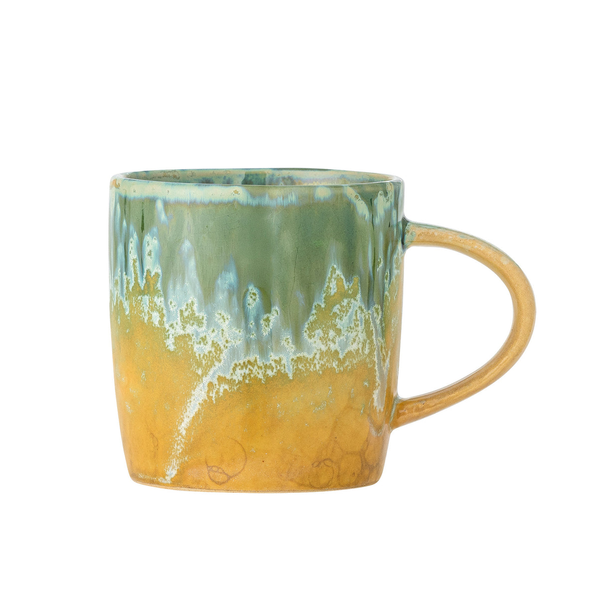 Milani Becher, Grün, Steingut in Grün präsentiert im Onlineshop von KAQTU Design AG. Tasse ist von Bloomingville