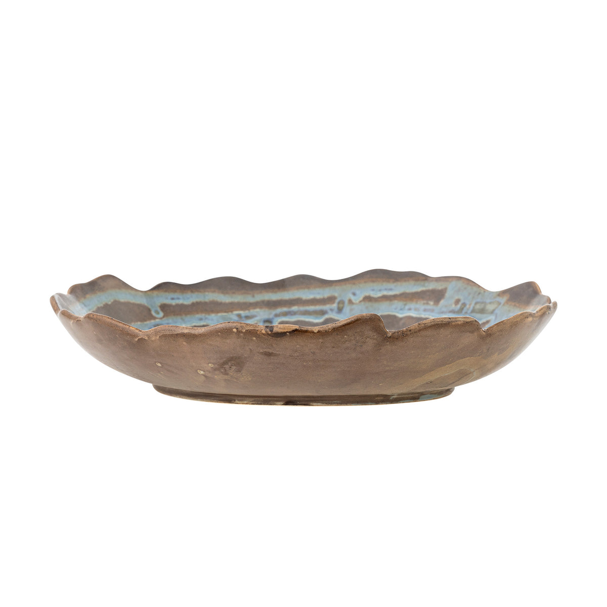 Marjorie Tablett, Blau, Steingut in Blau präsentiert im Onlineshop von KAQTU Design AG. Tablett ist von Creative Collection