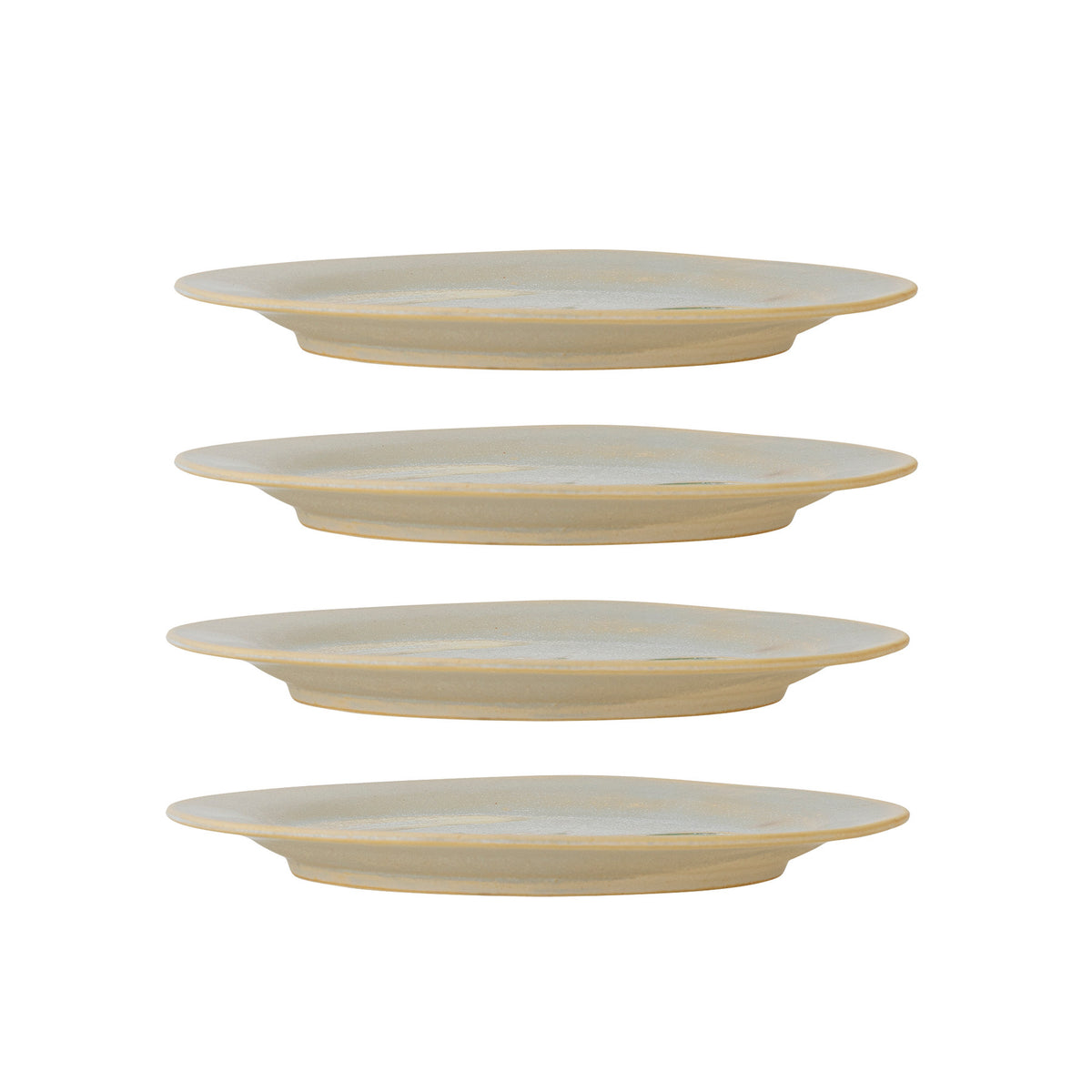 Hadden Teller, Grün, Steingut in Grün präsentiert im Onlineshop von KAQTU Design AG. Teller ist von Creative Collection