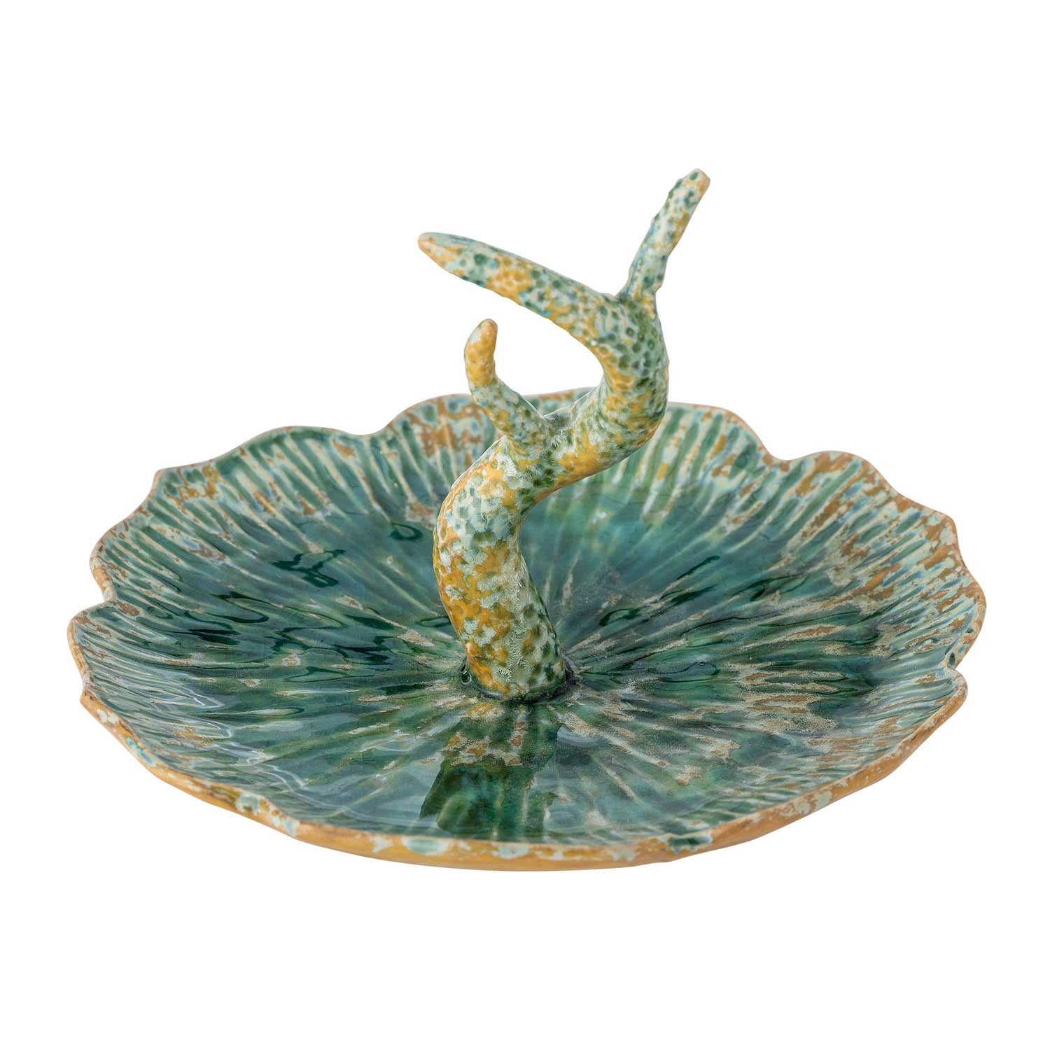 Entdecken Sie das exklusive Litton Tablett von Bloomingville in edlem Grün. Jedes handgefertigte Stück besticht durch seine einzigartige Glasur und vielseitige Einsatzmöglichkeiten.