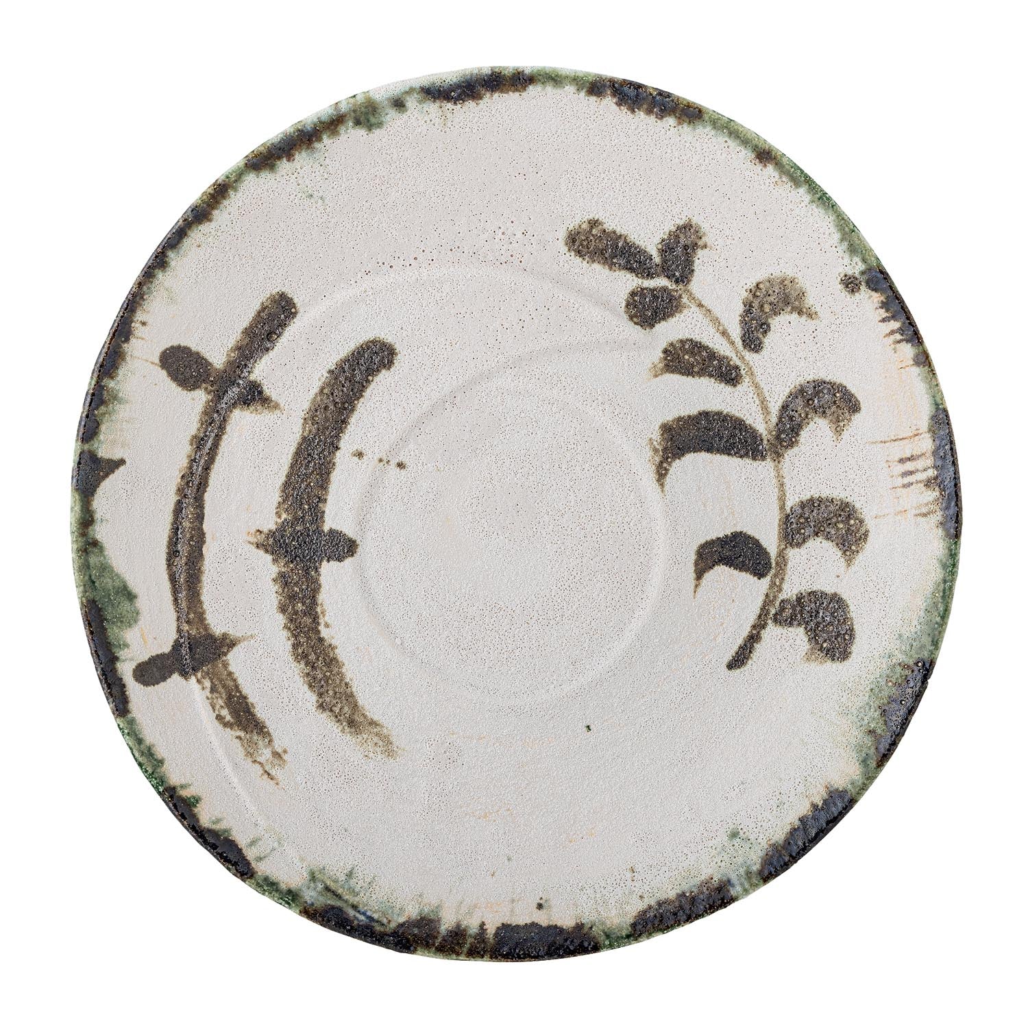 Erleben Sie das Hadyn Tablett von Bloomingville – ein kunstvolles Steingut-Tablett in Weiß mit einzigartigen handgemalten Details. Perfekt für jeden Tisch!