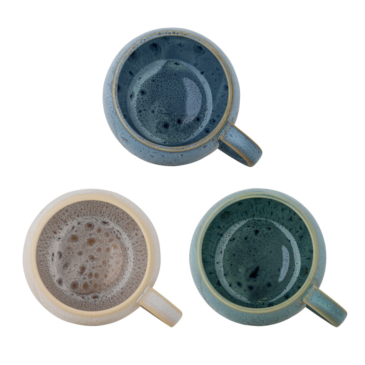 Harriet Becher, Blau, Steingut in Blau präsentiert im Onlineshop von KAQTU Design AG. Tasse ist von Creative Collection