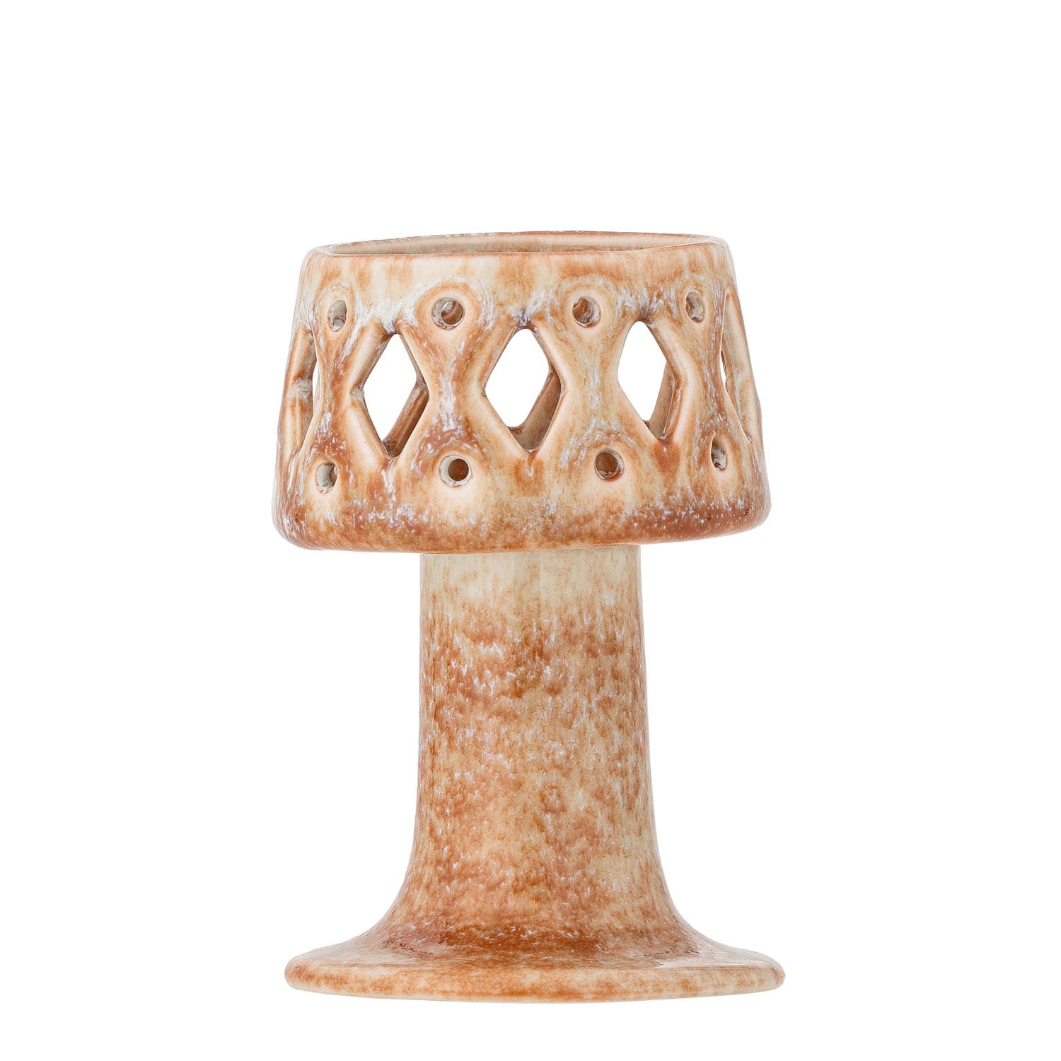 Patty Teelichthalter, Natur, Steingut in Natur präsentiert im Onlineshop von KAQTU Design AG. Kerzenständer ist von Creative Collection