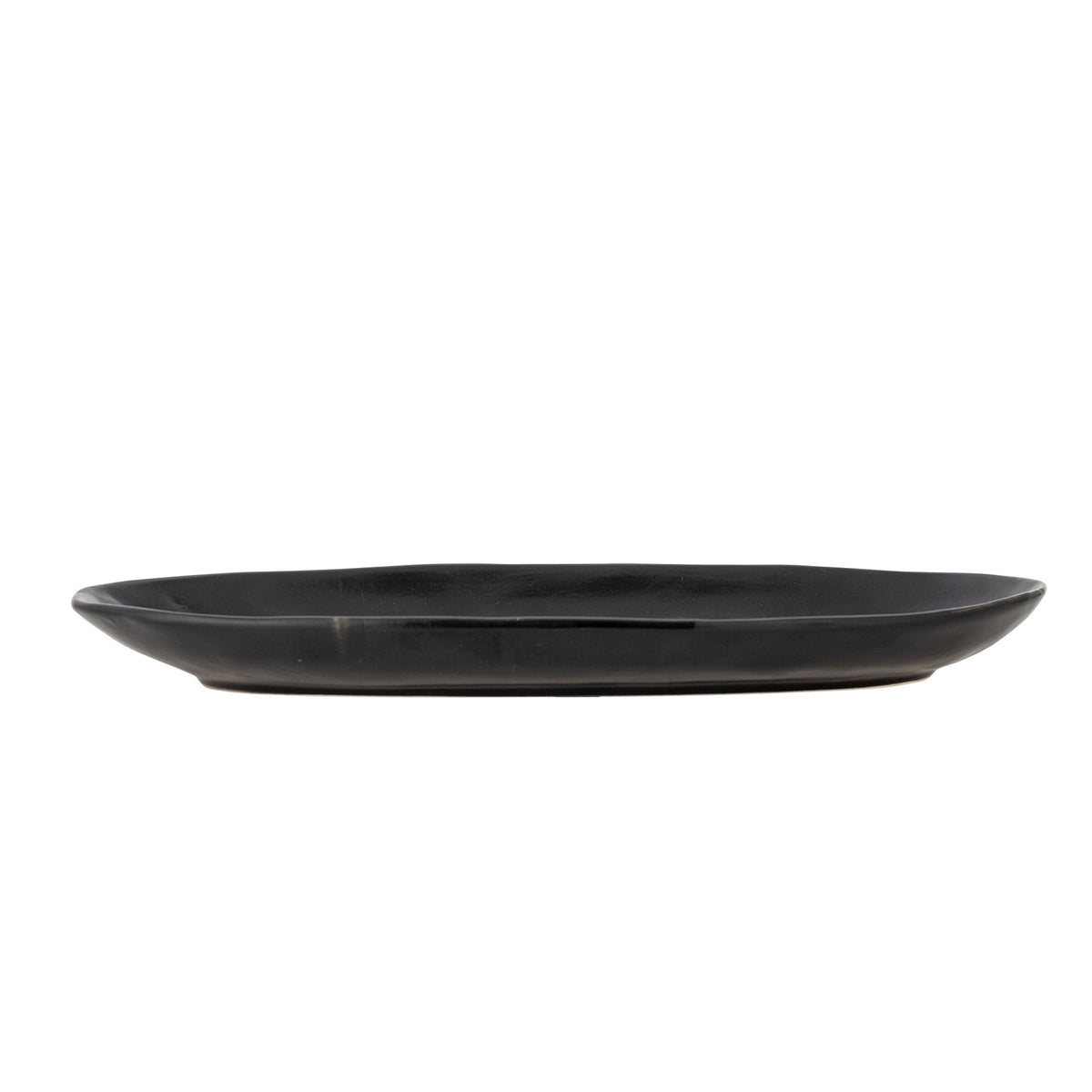 Amberly Serviertablett, Schwarz, Steingut in Schwarz präsentiert im Onlineshop von KAQTU Design AG. Tablett ist von Bloomingville