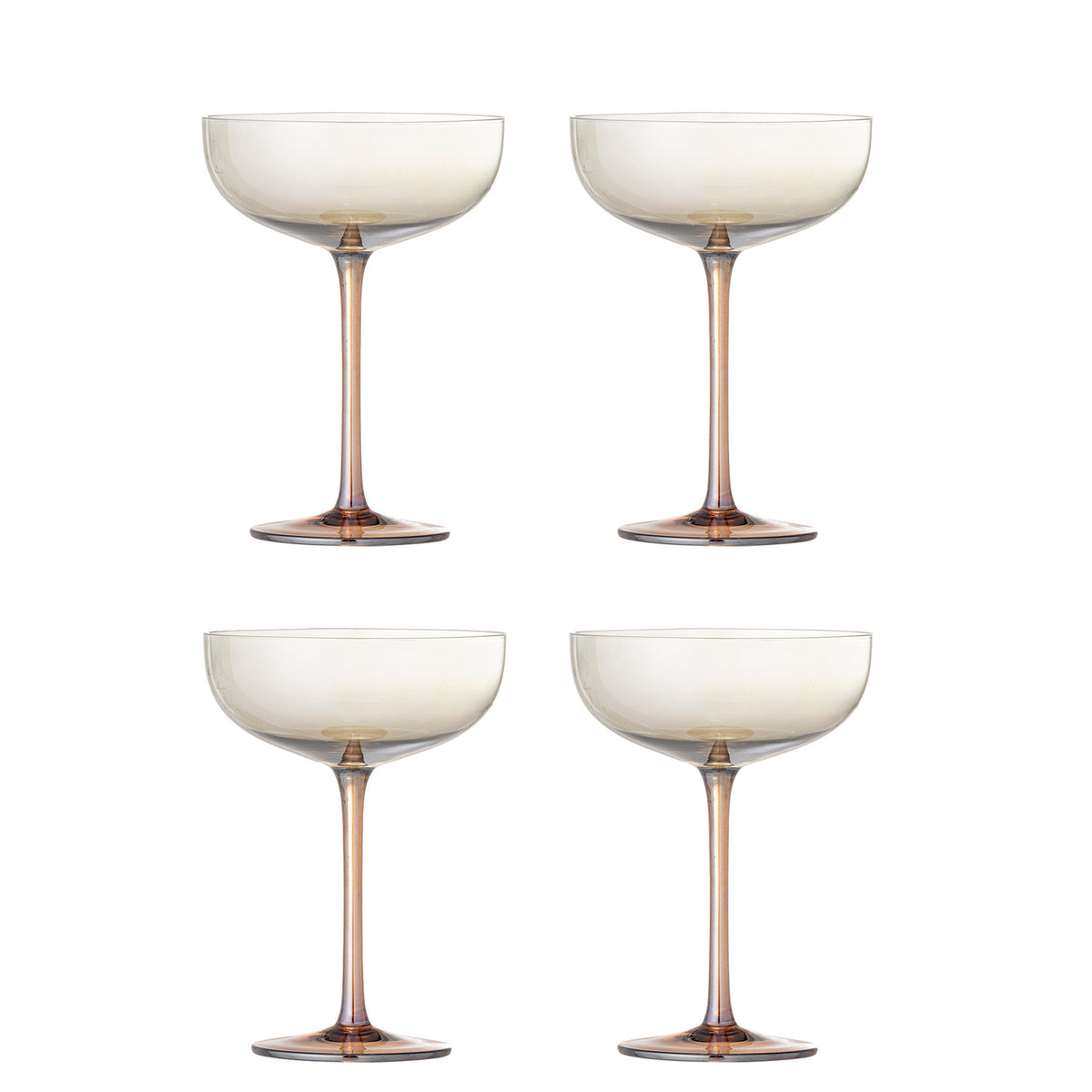 Aston Cocktailglas, Bronze, Glas in Bronze präsentiert im Onlineshop von KAQTU Design AG. Cocktailgläser ist von Bloomingville