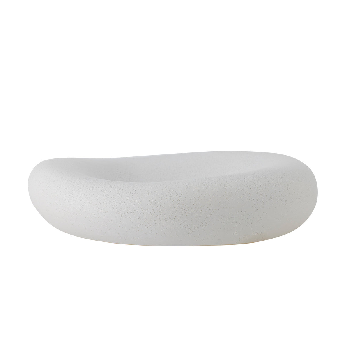 Audra Schale, Weiss, Steingut in Weiss präsentiert im Onlineshop von KAQTU Design AG. Schale ist von Bloomingville