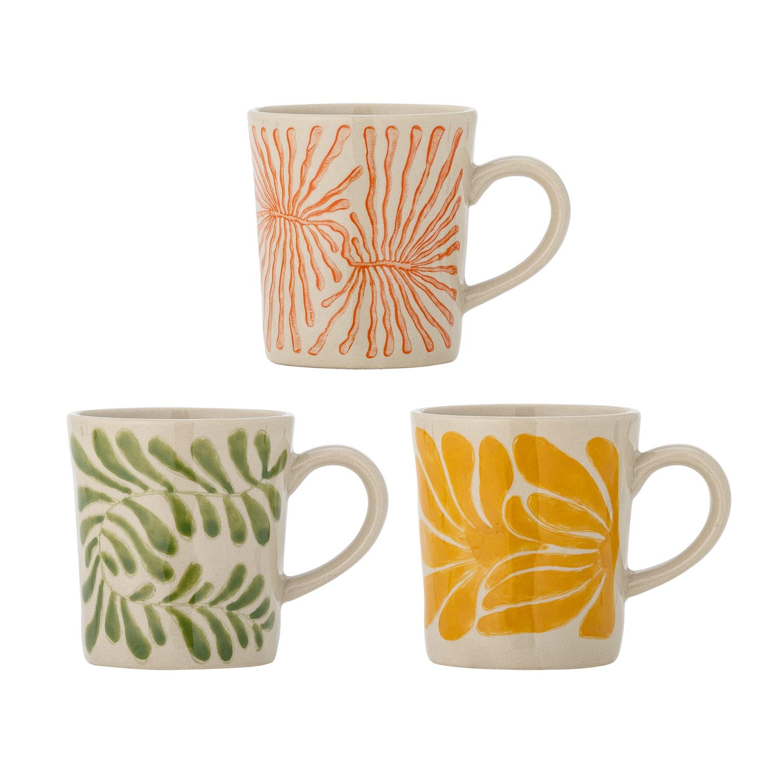 Fauni Tasse, Gelb, Steingut in Gelb präsentiert im Onlineshop von KAQTU Design AG. Tasse ist von Creative Collection