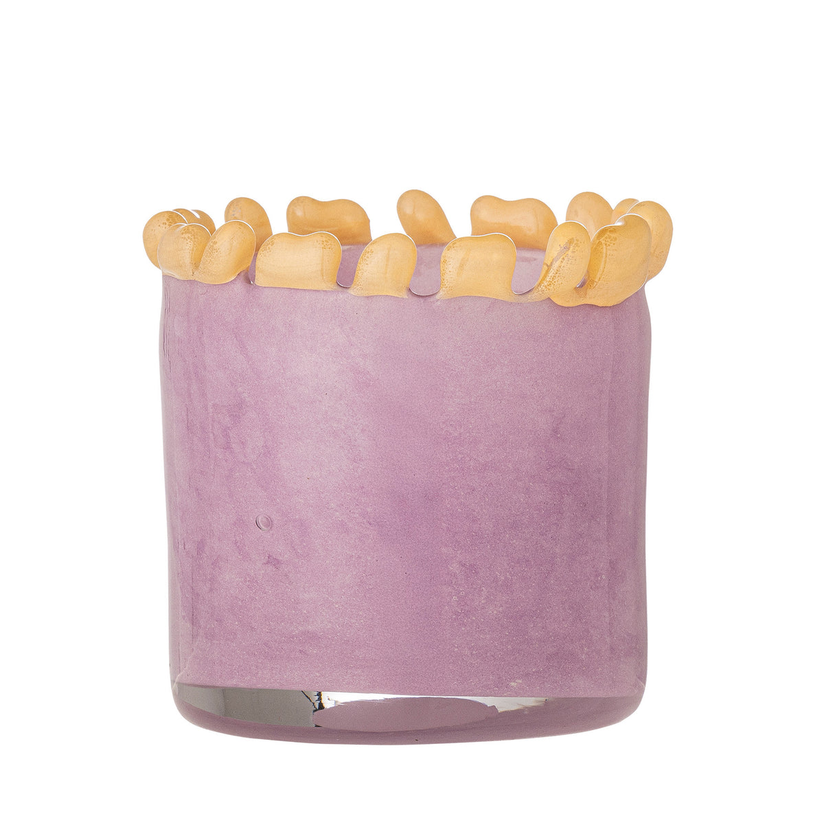 Edger Teelichthalter, Violett, Glas in Lila präsentiert im Onlineshop von KAQTU Design AG. Teelichthalter ist von Bloomingville