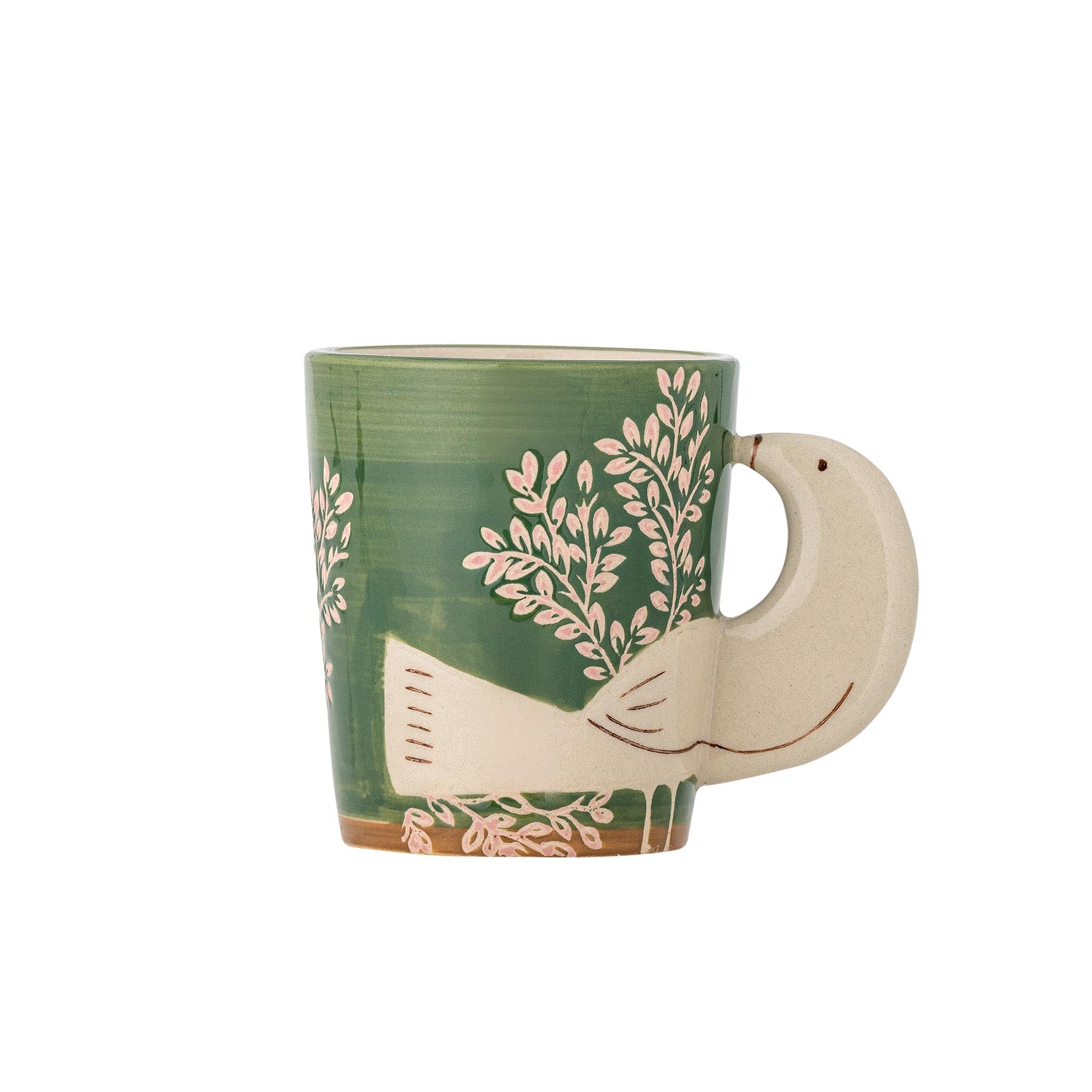 Hezha Tasse, Grün, Steingut in Green präsentiert im Onlineshop von KAQTU Design AG. Tasse ist von Bloomingville