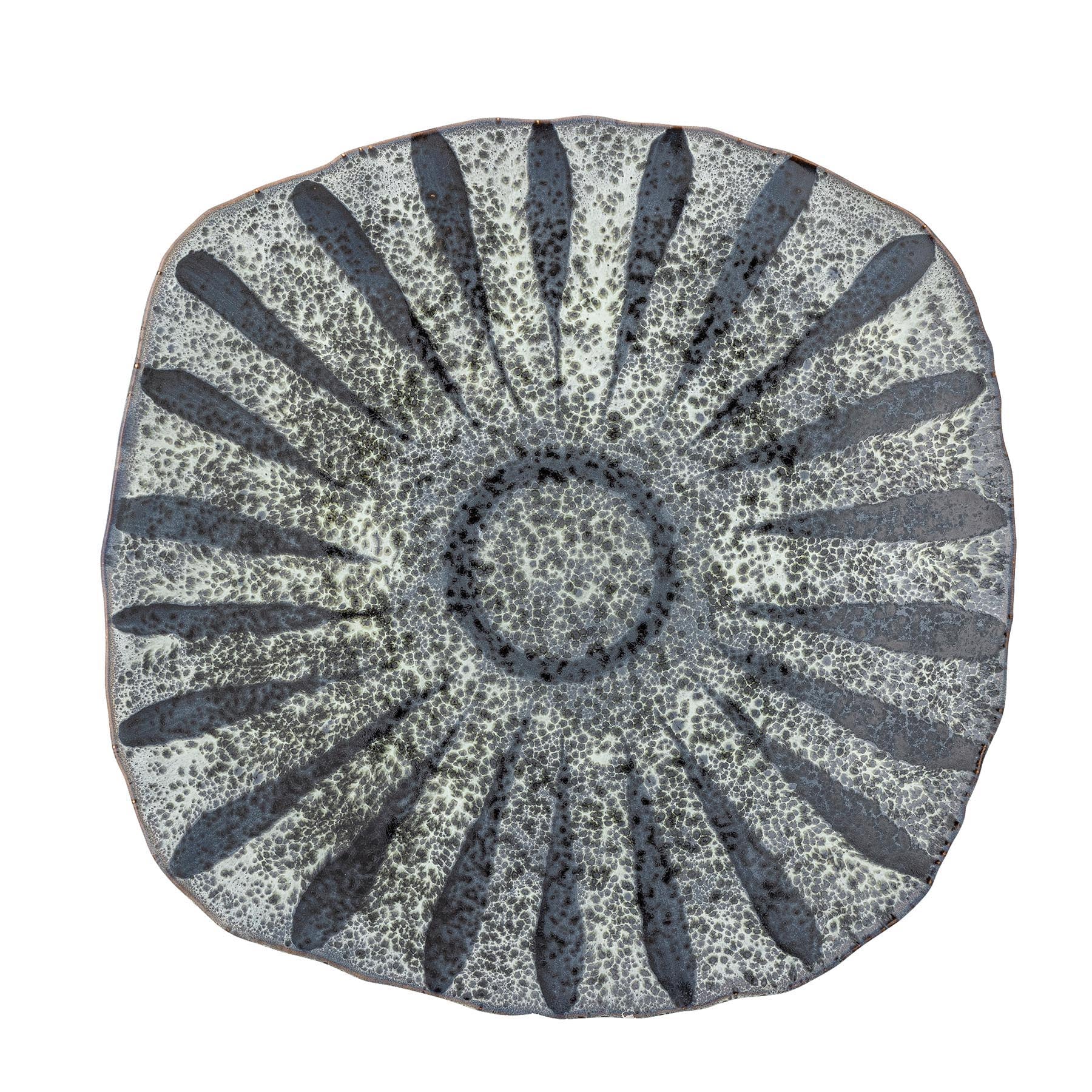 Ramie Servierplatte, Grau, Steingut in Grey präsentiert im Onlineshop von KAQTU Design AG. Käsezubehör ist von Creative Collection