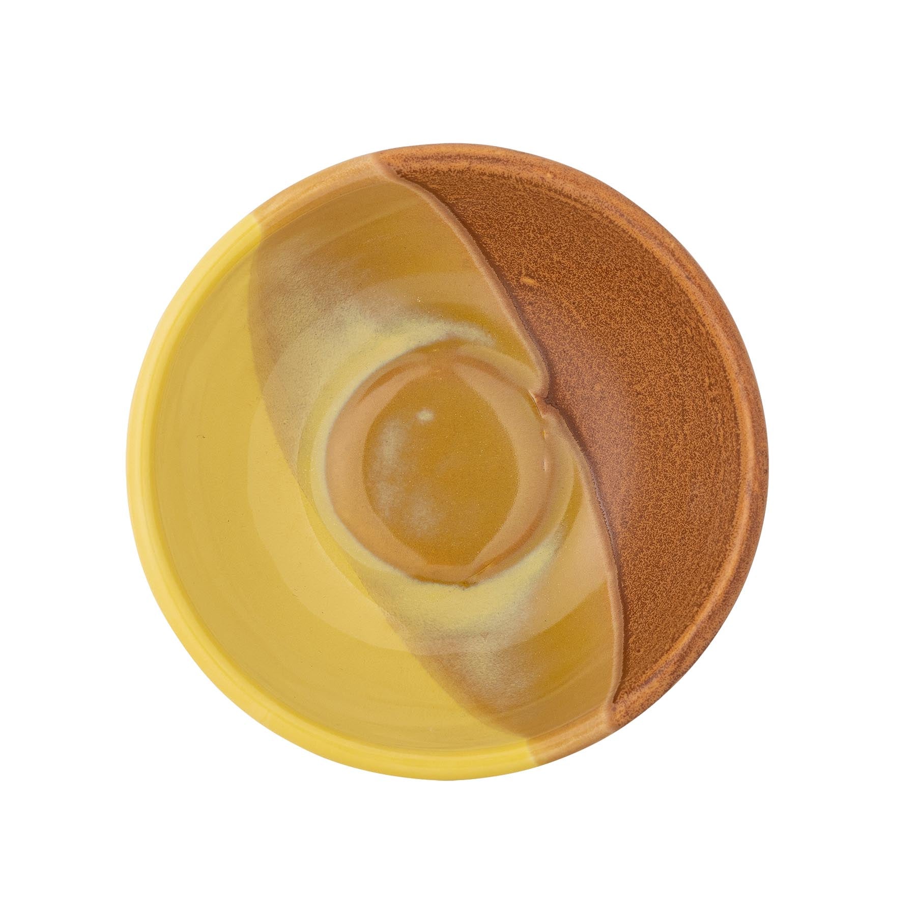 Paula Schale, Gelb, Steingut in Yellow präsentiert im Onlineshop von KAQTU Design AG. Schale ist von Bloomingville