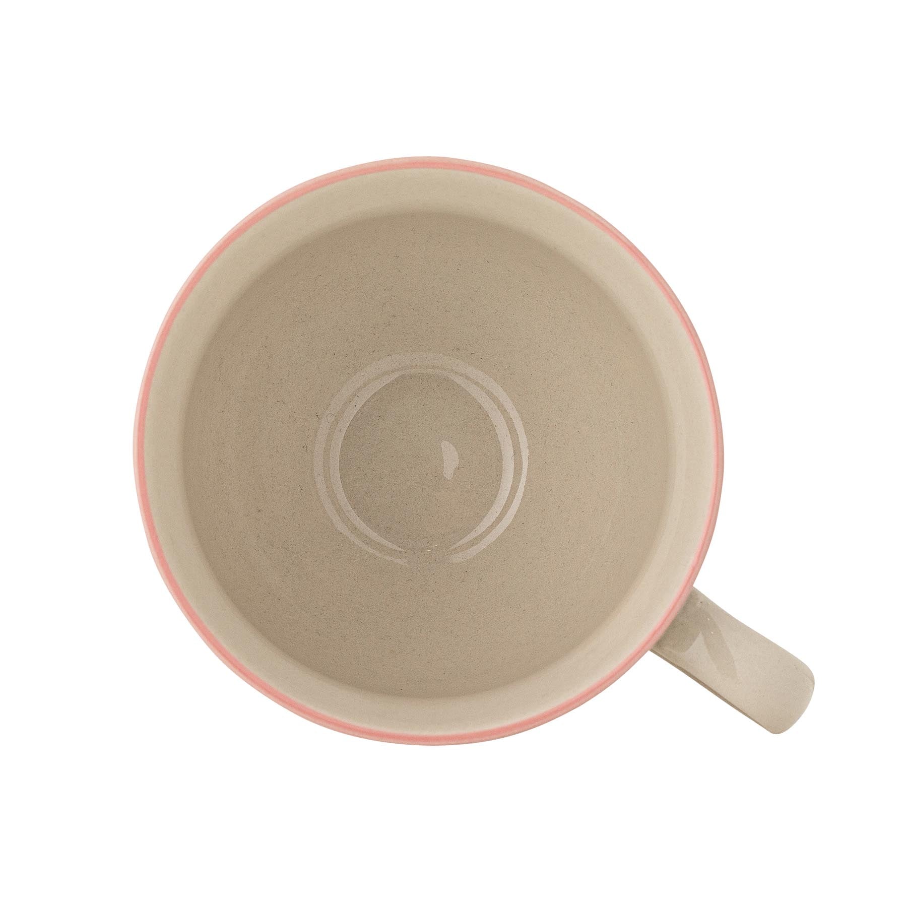 Rosalynde Becher, Weiß, Steingut in White präsentiert im Onlineshop von KAQTU Design AG. Tasse ist von Creative Collection