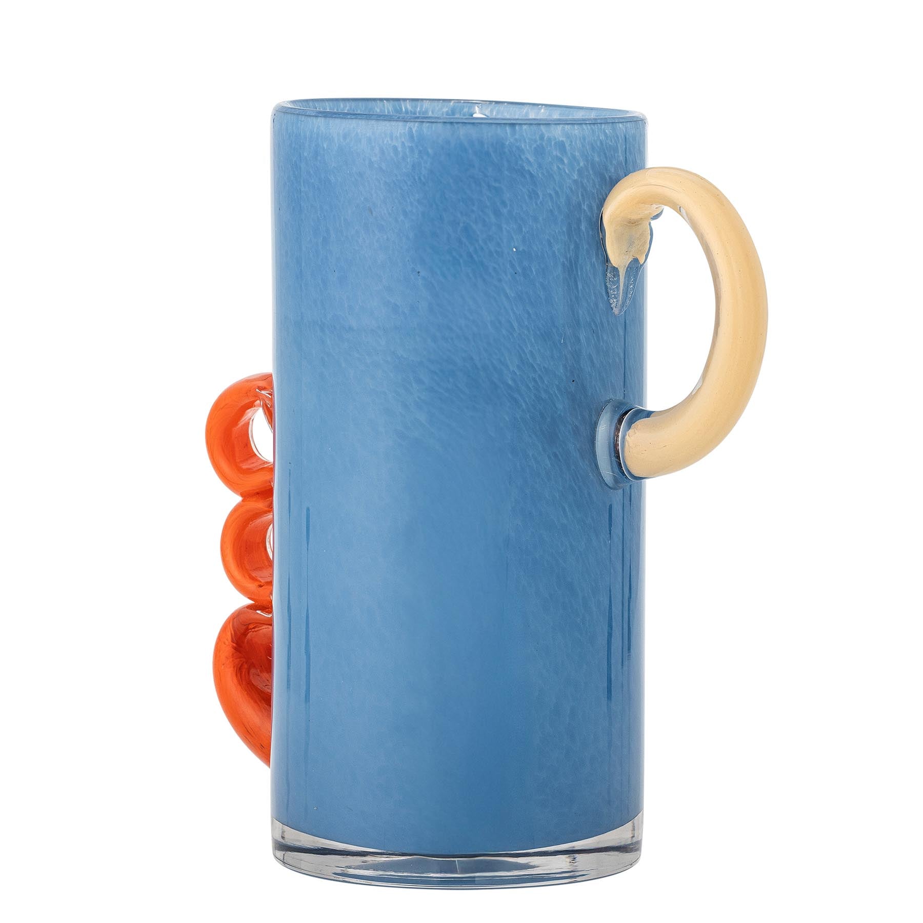 Carlie Vase, Blau, Glas in Blue präsentiert im Onlineshop von KAQTU Design AG. Vase ist von Bloomingville