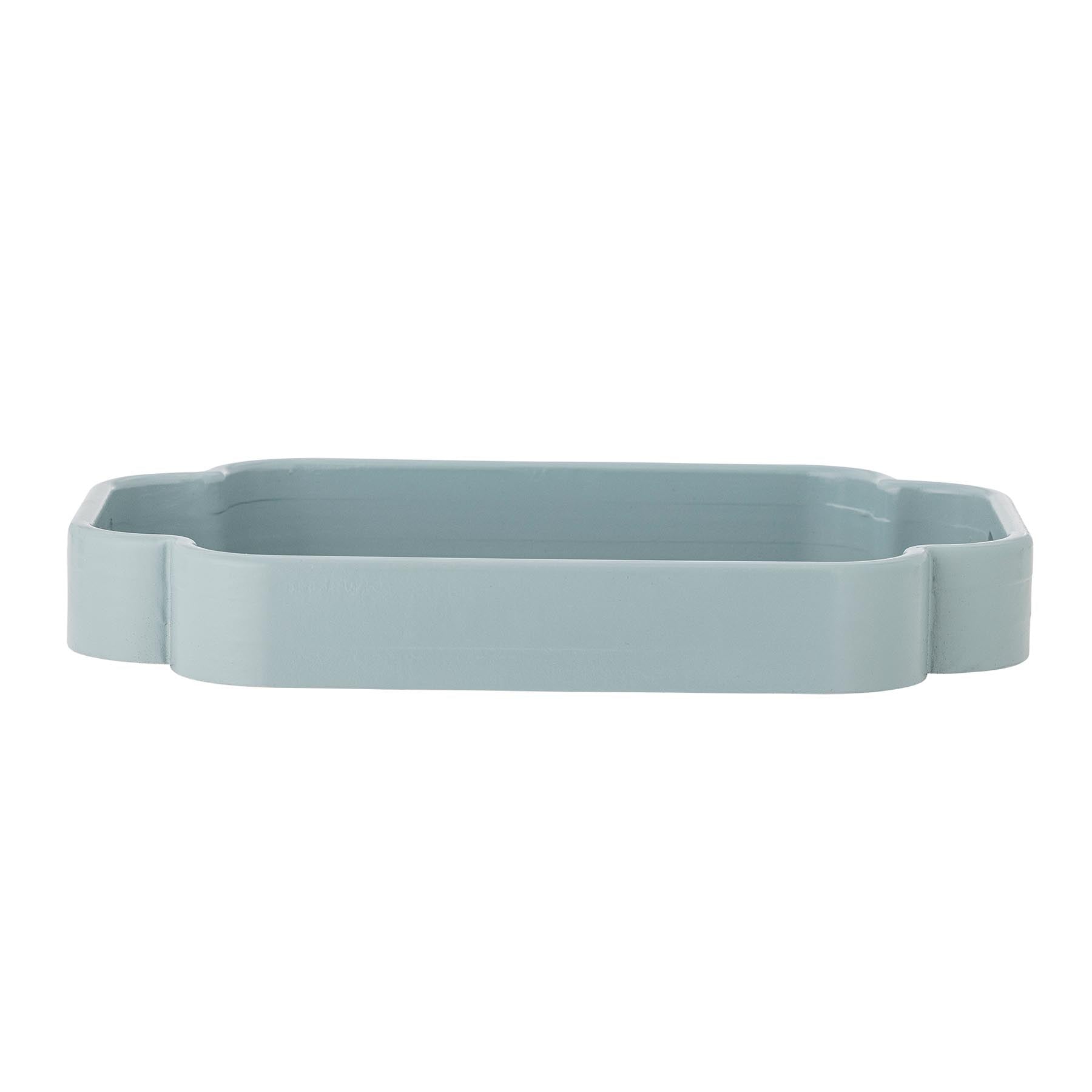 Meggie Tablett, Blau, MDF in Blue präsentiert im Onlineshop von KAQTU Design AG. Tablett ist von Creative Collection