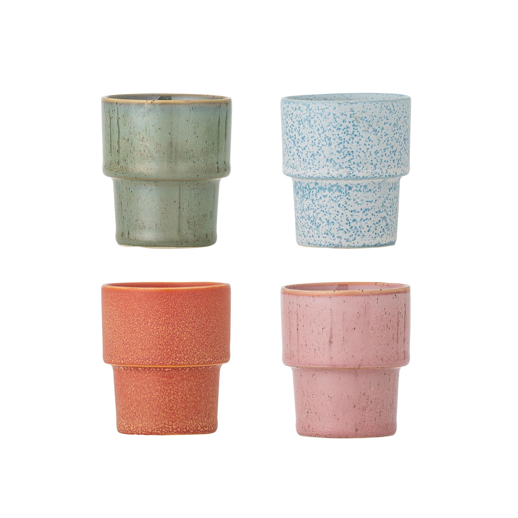 Ewan Espressotasse, Bunt, Steingut in Multi präsentiert im Onlineshop von KAQTU Design AG. Tasse ist von Bloomingville