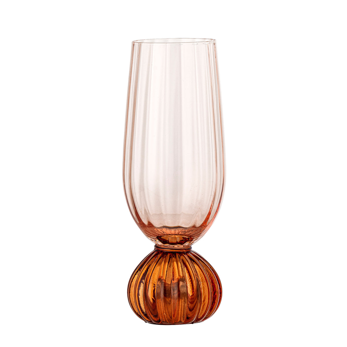 Taurin Champagnerglas, Rose, Glas in Rose präsentiert im Onlineshop von KAQTU Design AG. Glas ist von Bloomingville