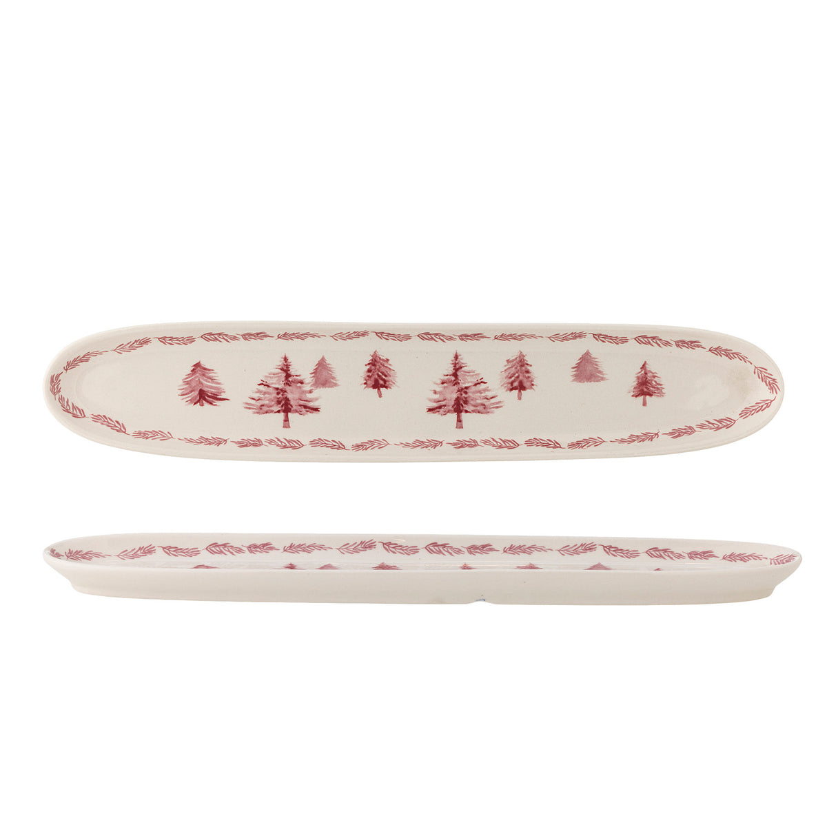 Wonderland Servierplatte, Rose, Steingut in Rose präsentiert im Onlineshop von KAQTU Design AG. Käsezubehör ist von Bloomingville