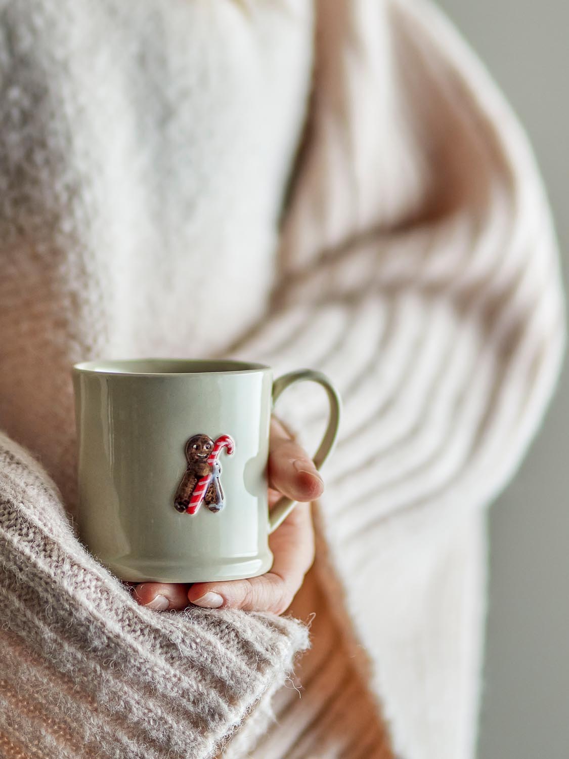 Kenai Tasse, Rot, Steingut in Red präsentiert im Onlineshop von KAQTU Design AG. Tasse ist von Bloomingville