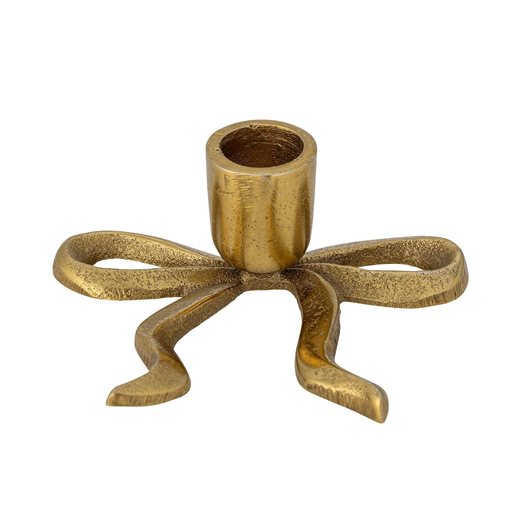 Nanda Kerzenhalter, Gold, Aluminium in Gold präsentiert im Onlineshop von KAQTU Design AG. Kerzenständer ist von Bloomingville