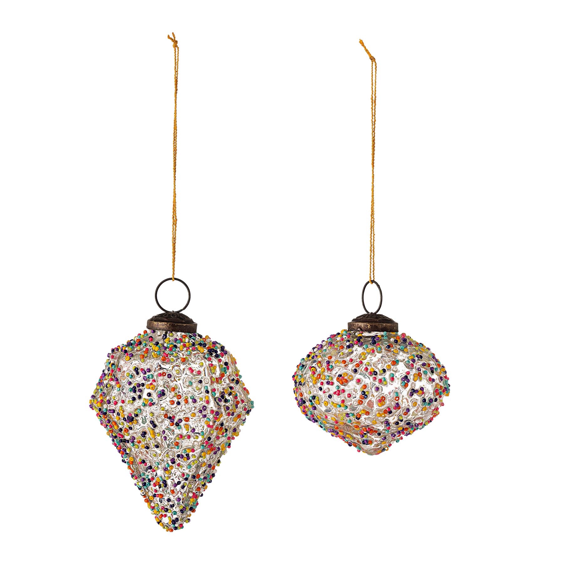 Chanda Ornament, Bunt, Glas in Multi präsentiert im Onlineshop von KAQTU Design AG. Ornament ist von Bloomingville