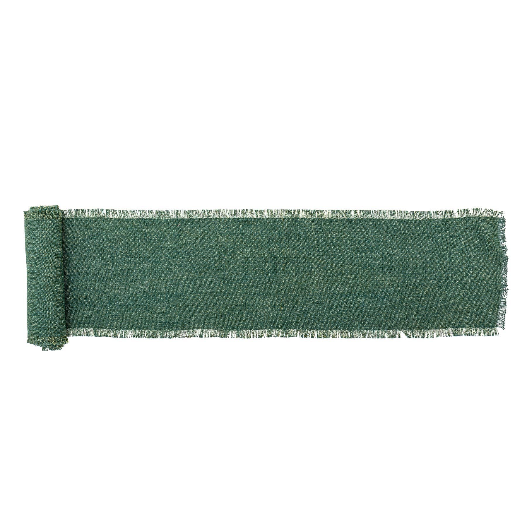 Janavi Tischläufer, Grün, Jute in Green präsentiert im Onlineshop von KAQTU Design AG. Pfannenuntersatz ist von Bloomingville