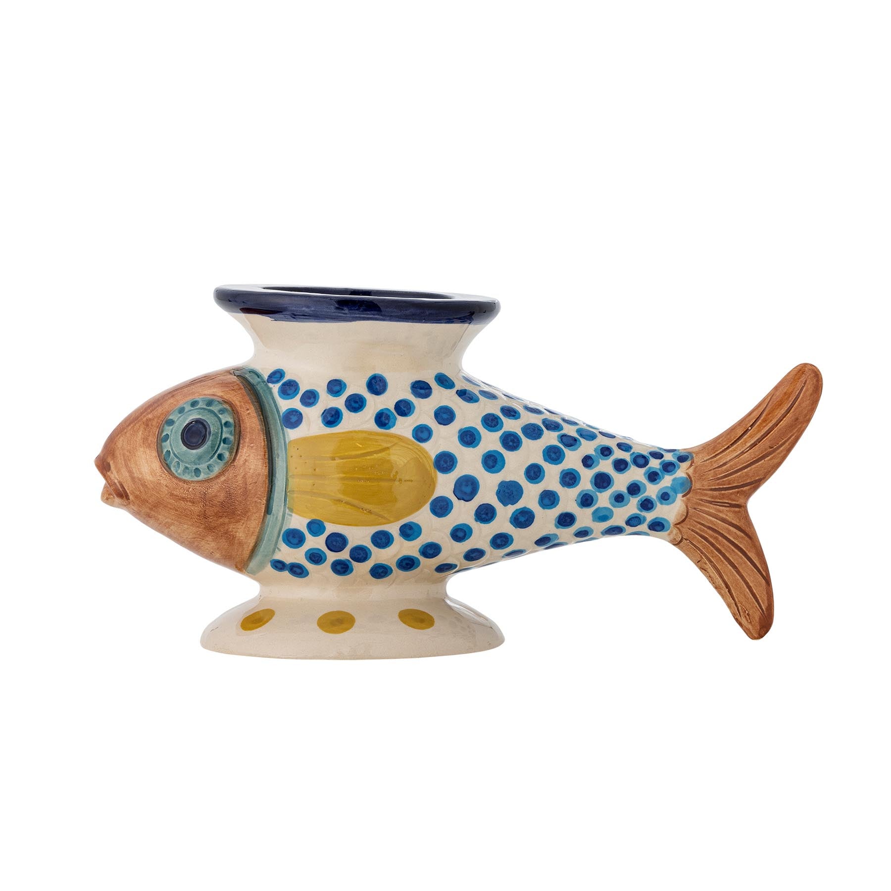 Nobu Vase, Bunt, Steingut in Multi präsentiert im Onlineshop von KAQTU Design AG. Vase ist von Bloomingville