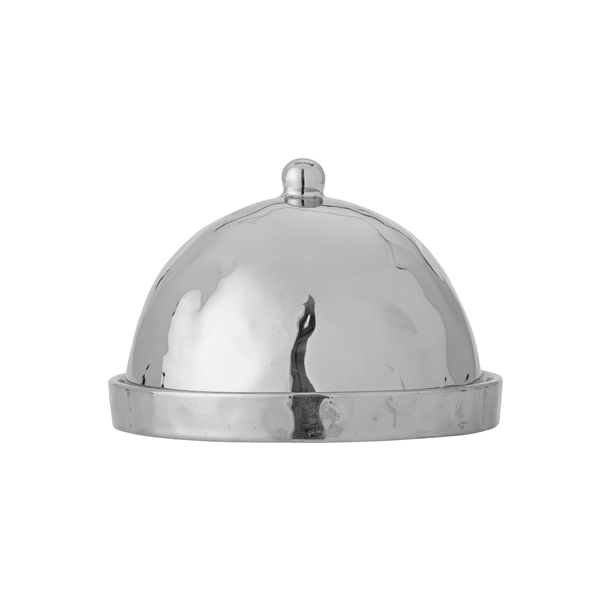 Shine Butterdose, Silber, Steingut in Silver präsentiert im Onlineshop von KAQTU Design AG. Käsezubehör ist von Bloomingville