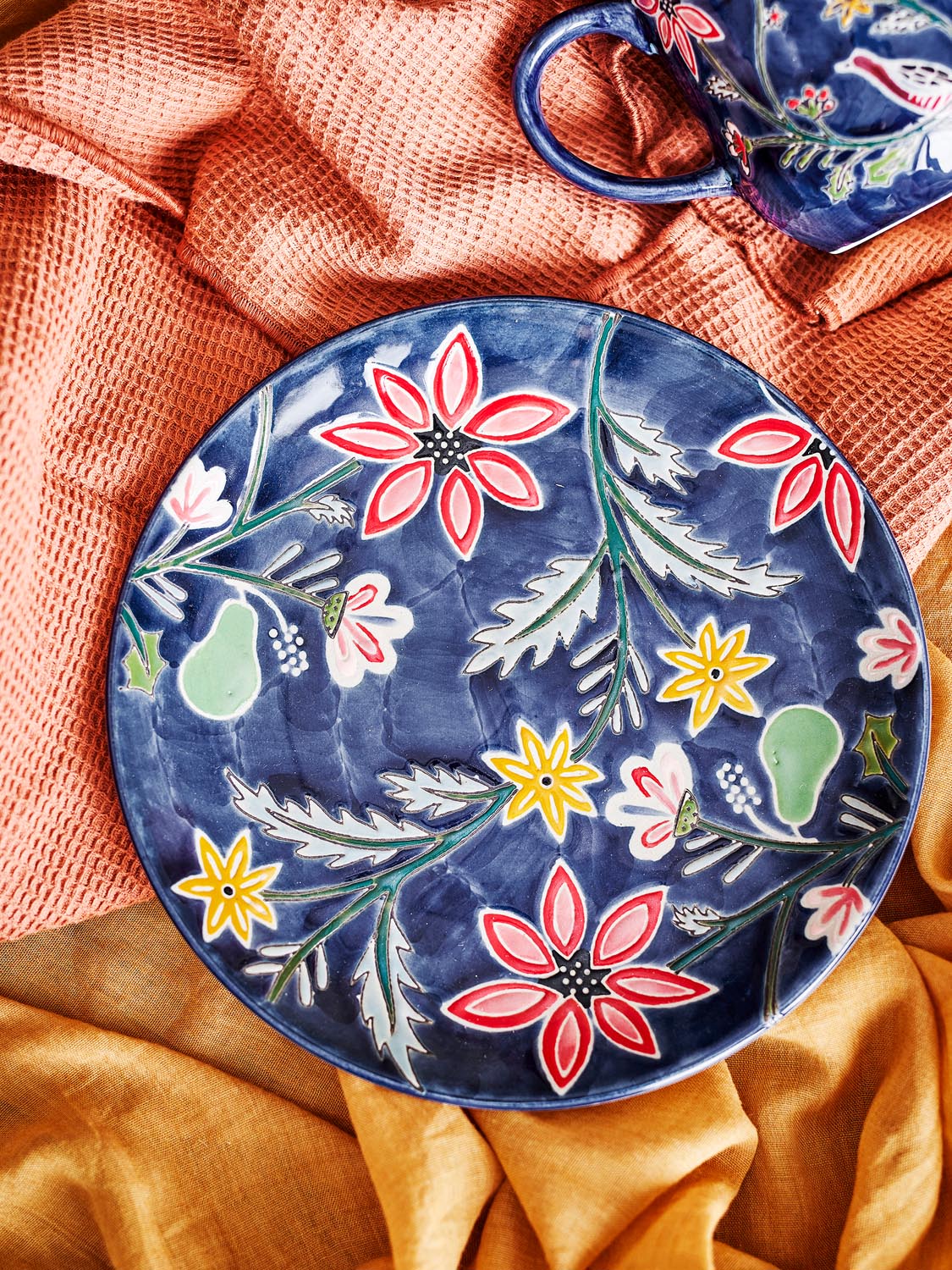 Meredith Teller, Bunt, Steingut in Multi präsentiert im Onlineshop von KAQTU Design AG. Teller ist von Creative Collection
