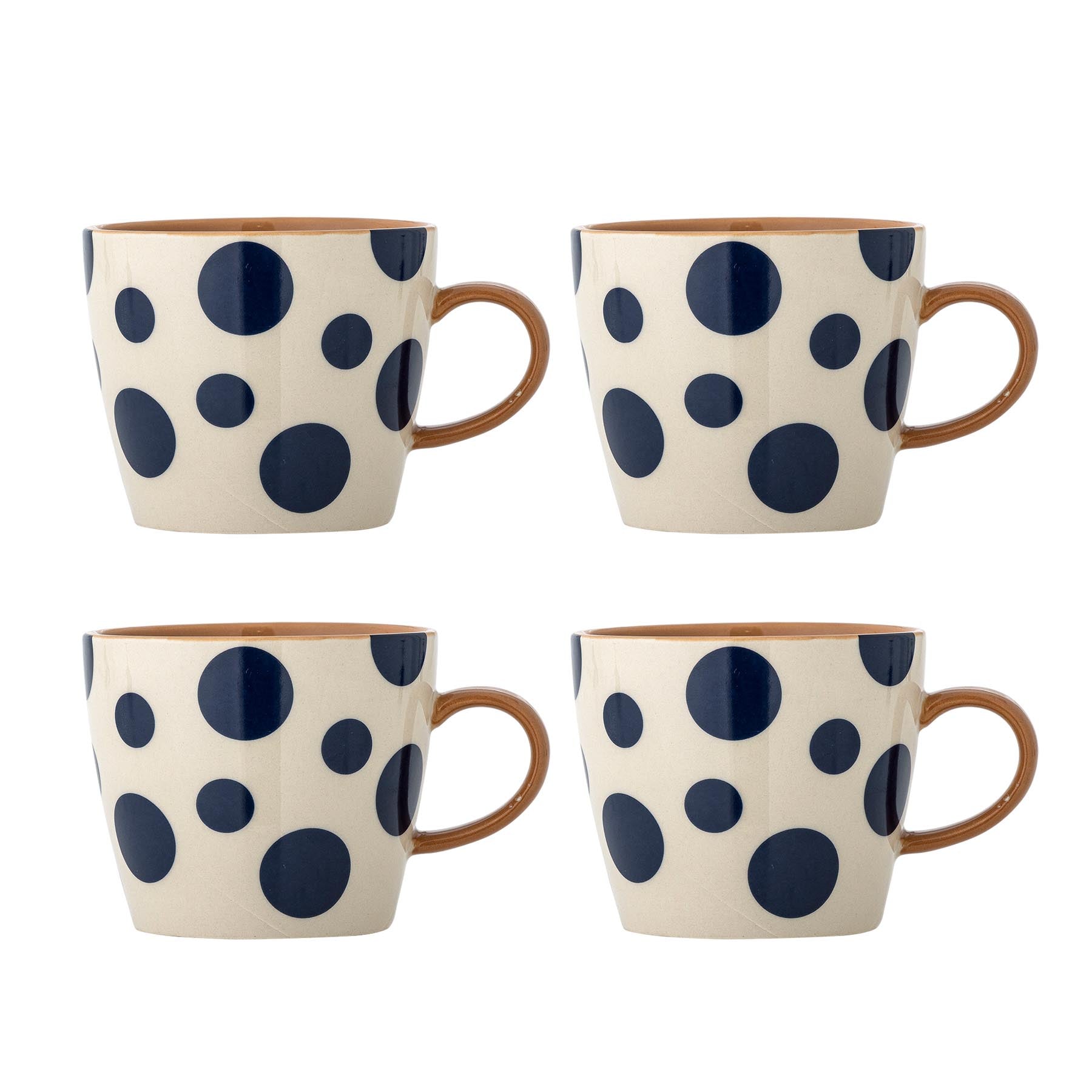 Miri Becher, Bunt, Steingut in Multi präsentiert im Onlineshop von KAQTU Design AG. Tasse ist von Bloomingville