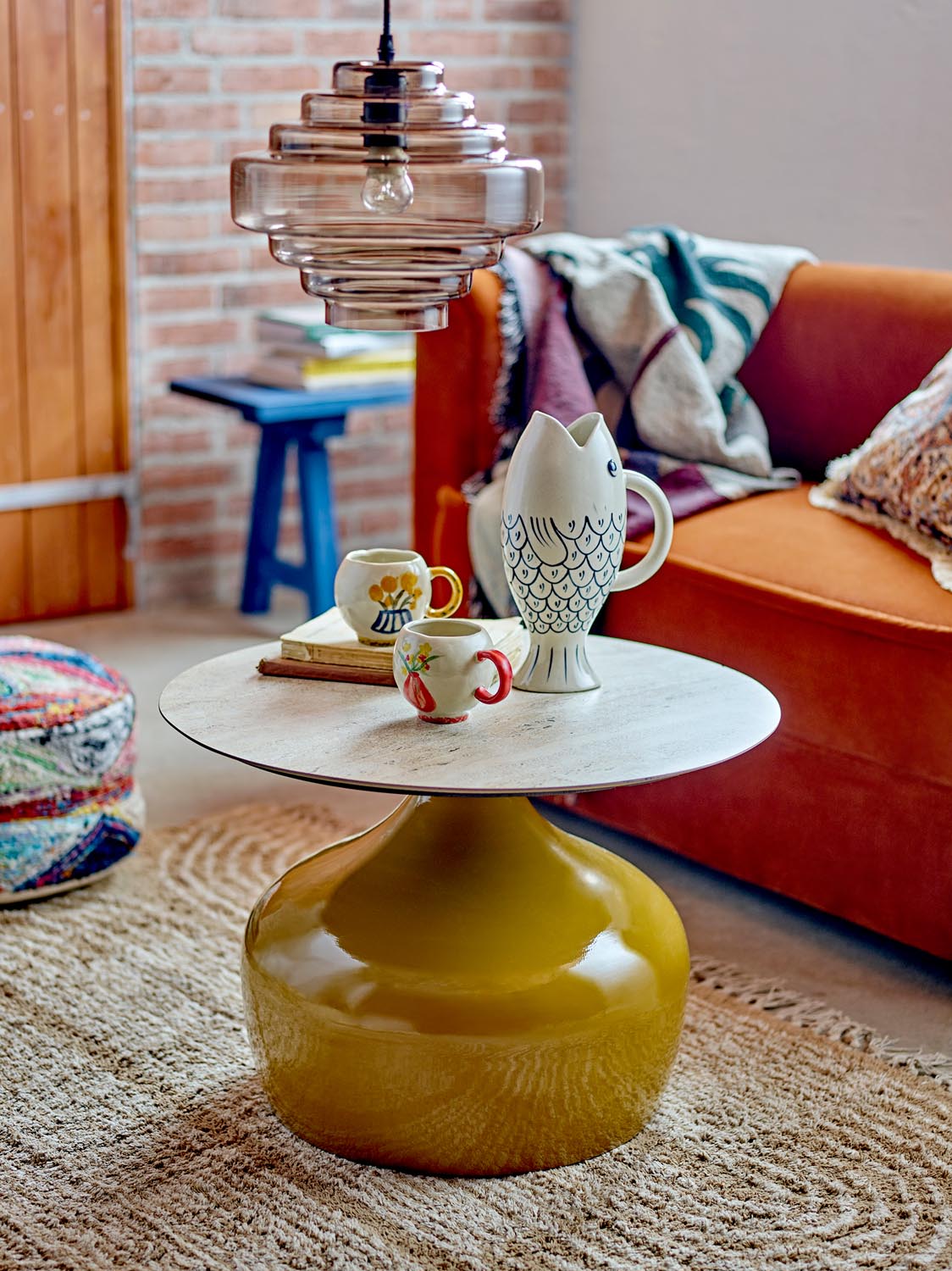 Hiba Tasse, Bunt, Steingut in Multi präsentiert im Onlineshop von KAQTU Design AG. Tasse ist von Creative Collection