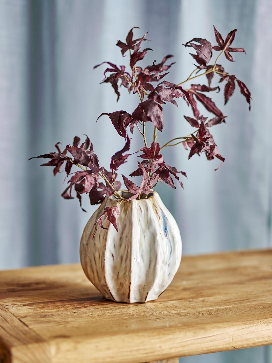 Feray Vase, Natur, Steingut in Nature präsentiert im Onlineshop von KAQTU Design AG. Vase ist von Creative Collection