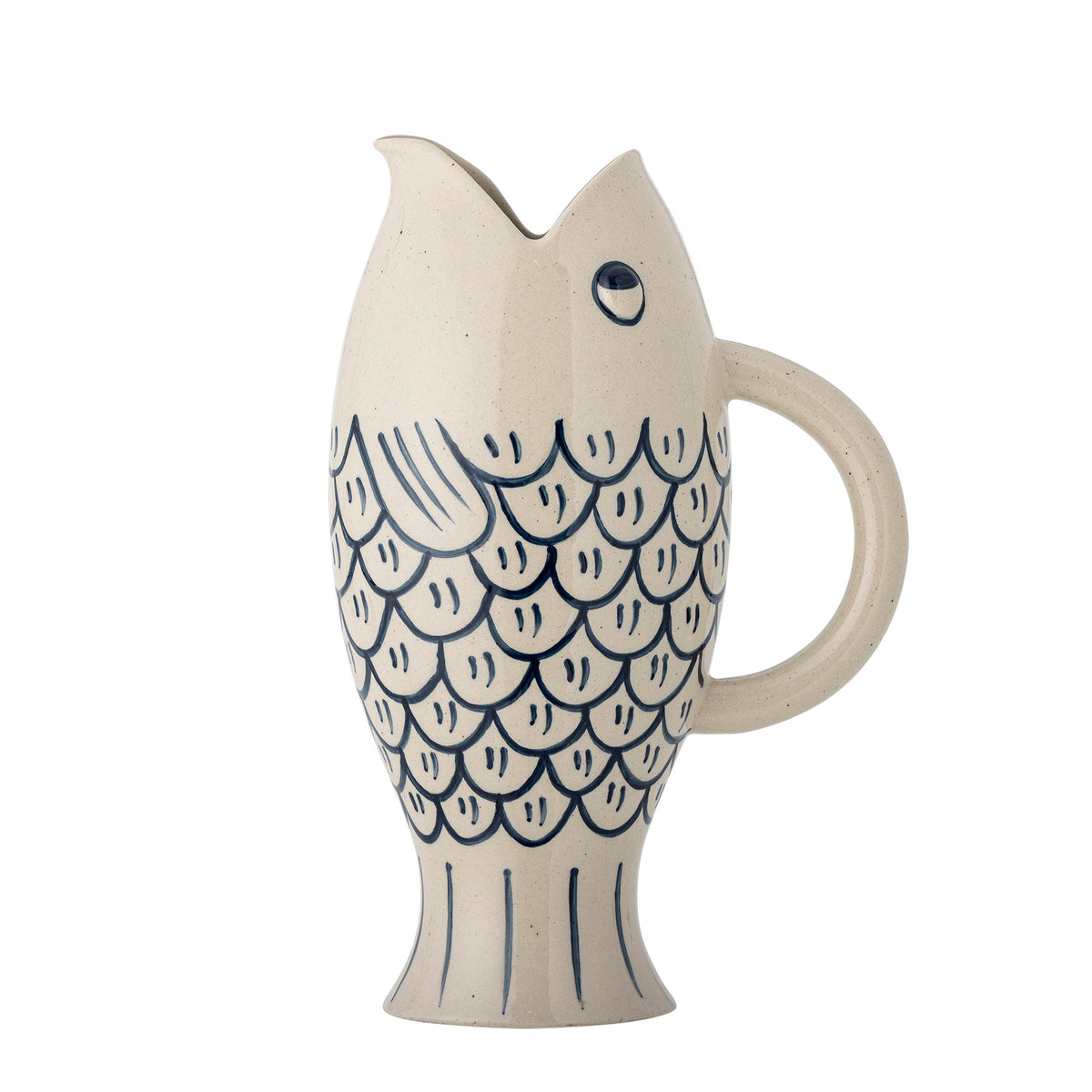 Eimy Krug, Blau, Steingut in Blue präsentiert im Onlineshop von KAQTU Design AG. Kanne ist von Creative Collection