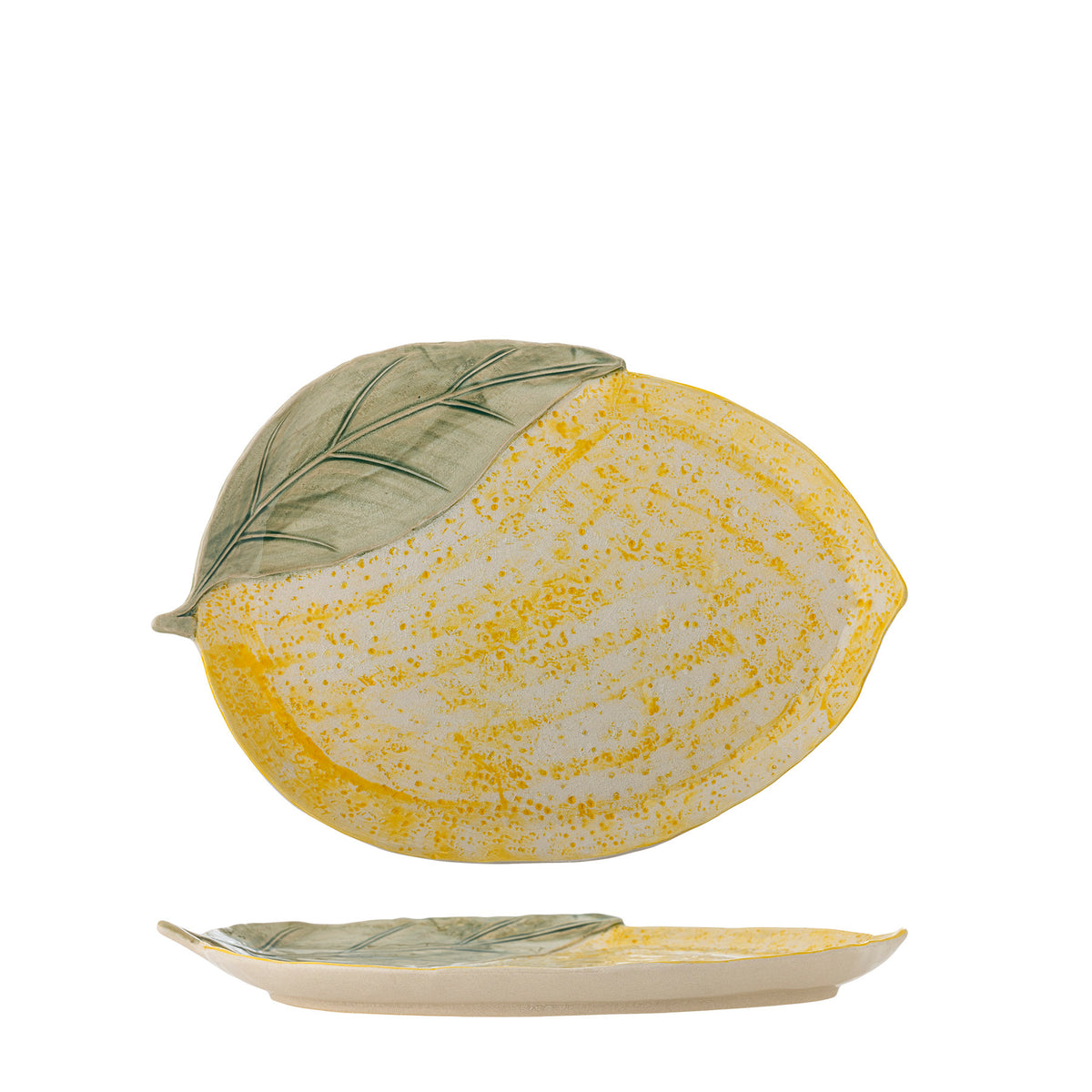Hadden Servierplatte, Gelb, Steingut in Yellow präsentiert im Onlineshop von KAQTU Design AG. Servierplatten ist von Creative Collection