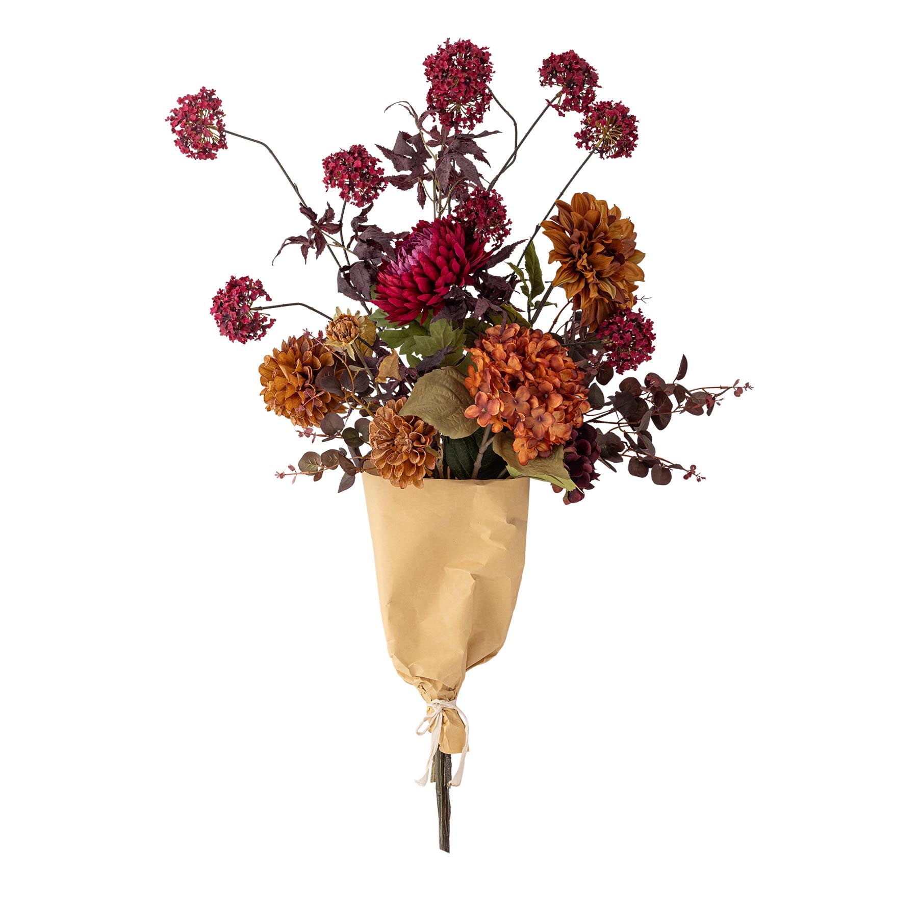 Waverly Blumenstrauß, Orange, Künstliche Blumen in Orange präsentiert im Onlineshop von KAQTU Design AG. Kunstpflanze ist von Bloomingville