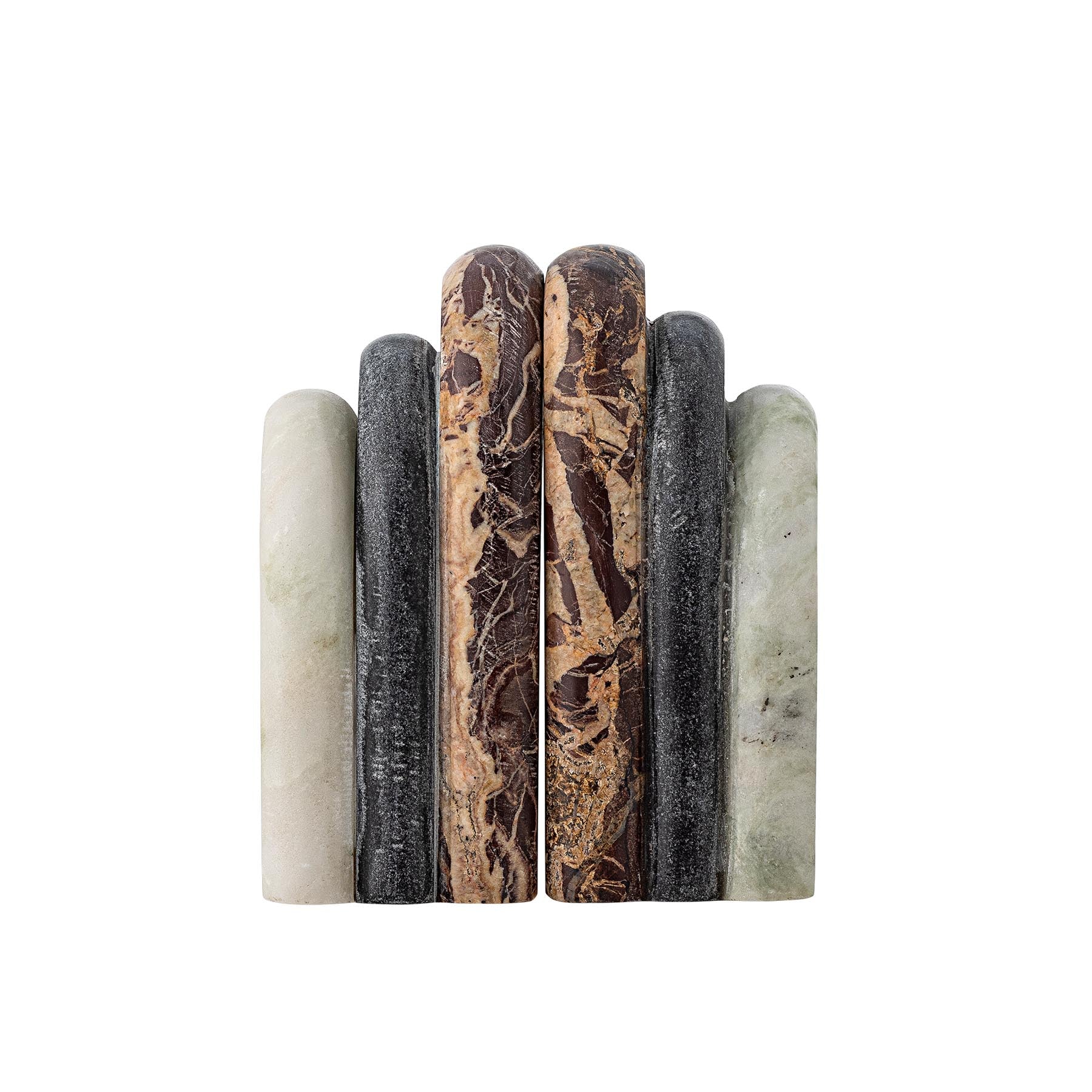 Vani Buchstütze, Bunt, Marmor in Multi präsentiert im Onlineshop von KAQTU Design AG. Kunstgegenstände ist von Creative Collection