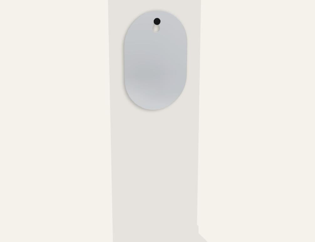 Boltro BLRM60 - Spiegel in präsentiert im Onlineshop von KAQTU Design AG. Wandspiegel ist von Tamo