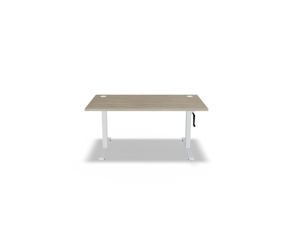 Ogi Drive BOC03 - Schreibtisch mit manueller Höhenverstellung in präsentiert im Onlineshop von KAQTU Design AG. Schreibtisch ist von Mdd