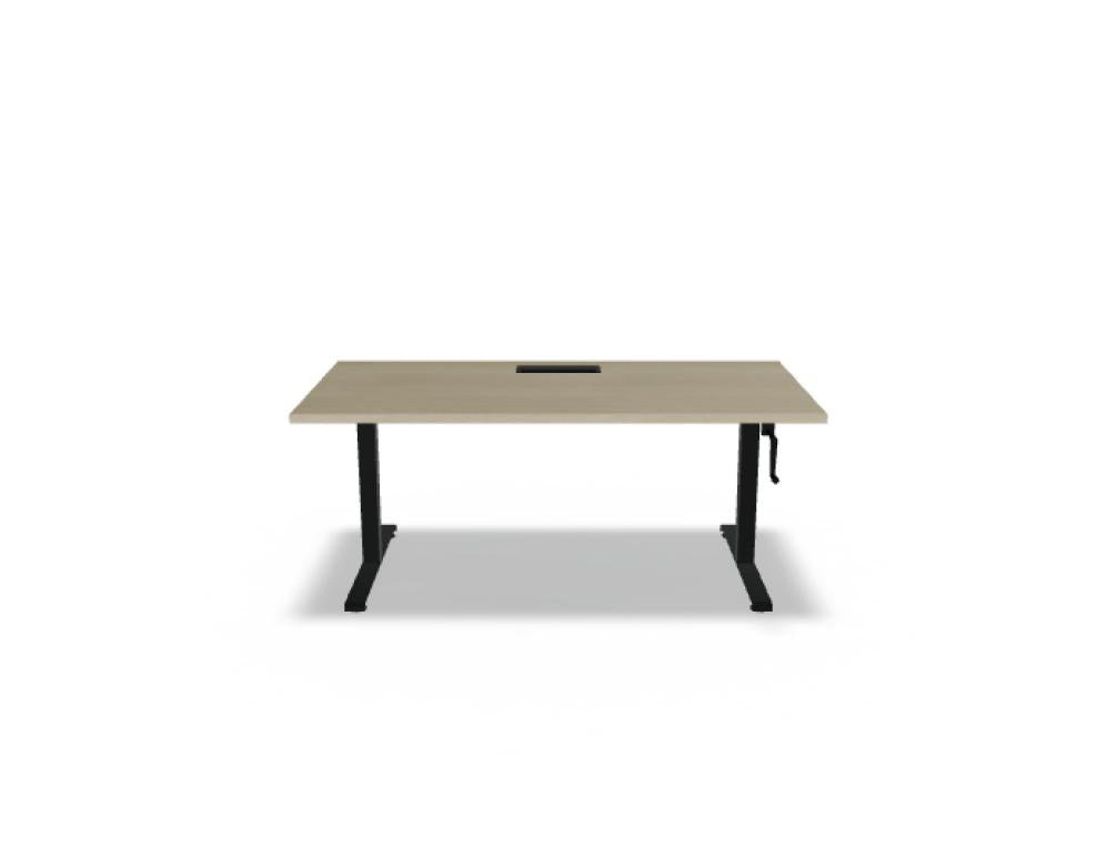 Ogi Drive BOC04 - Schreibtisch mit manueller Höhenverstellung in präsentiert im Onlineshop von KAQTU Design AG. Schreibtisch ist von Mdd