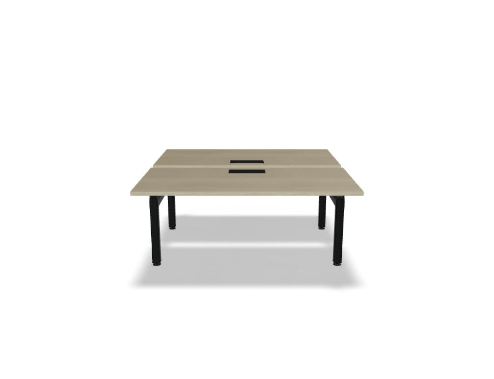Ogi Drive Bench BOD516 - Doppelschreibtisch mit elektrischer Höhenverstellung, zweimotoriges Gestell in Honigeiche präsentiert im Onlineshop von KAQTU Design AG. Schreibtisch ist von Mdd