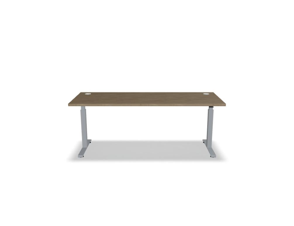 Ogi Drive BOD587 - Schreibtisch elektrisch höhenverstellbar, zweimotoriges Gestell in Honigeiche präsentiert im Onlineshop von KAQTU Design AG. Schreibtisch ist von Mdd